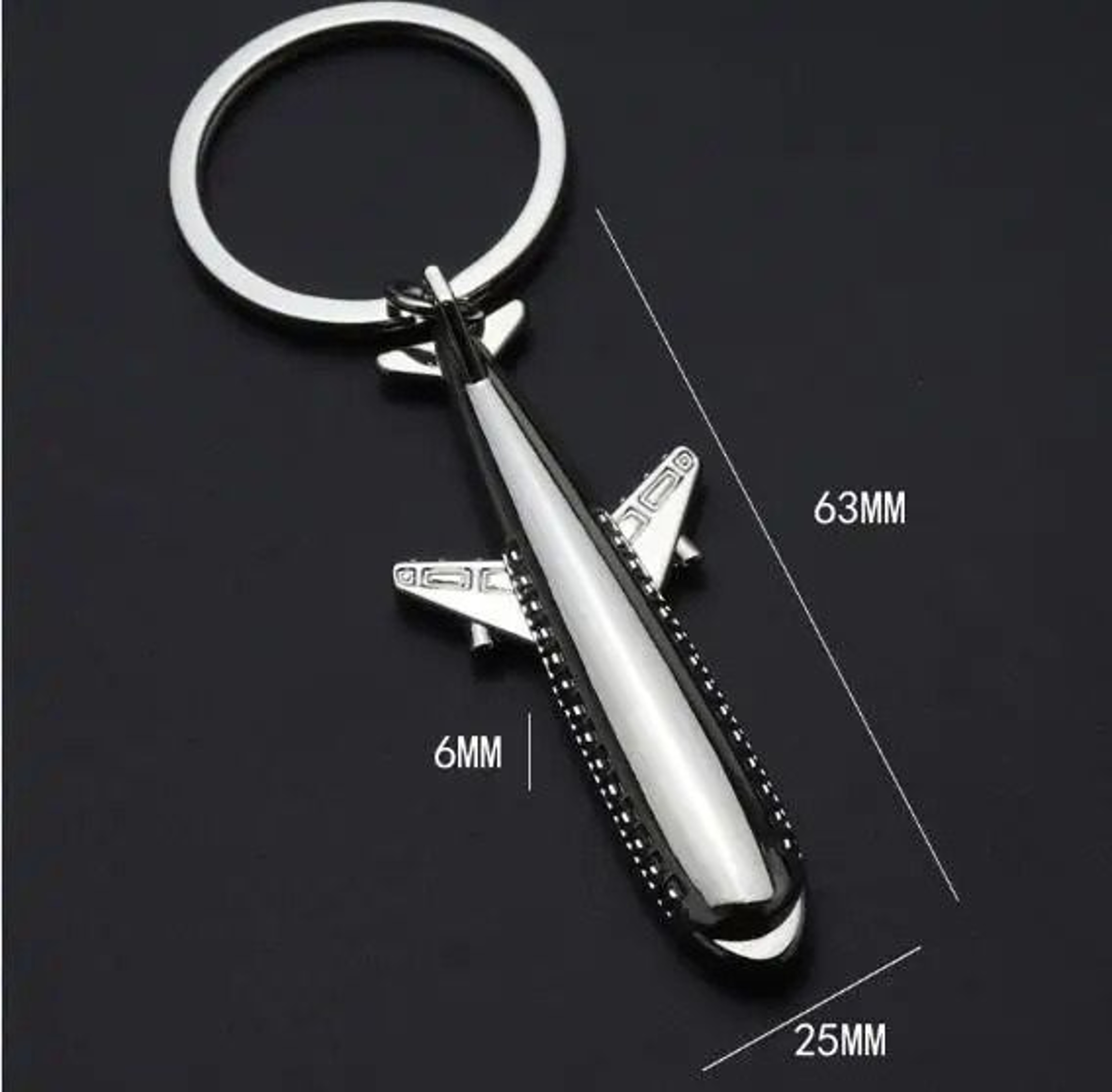 Creative Aircraft Model Keychain For Men And Women 15