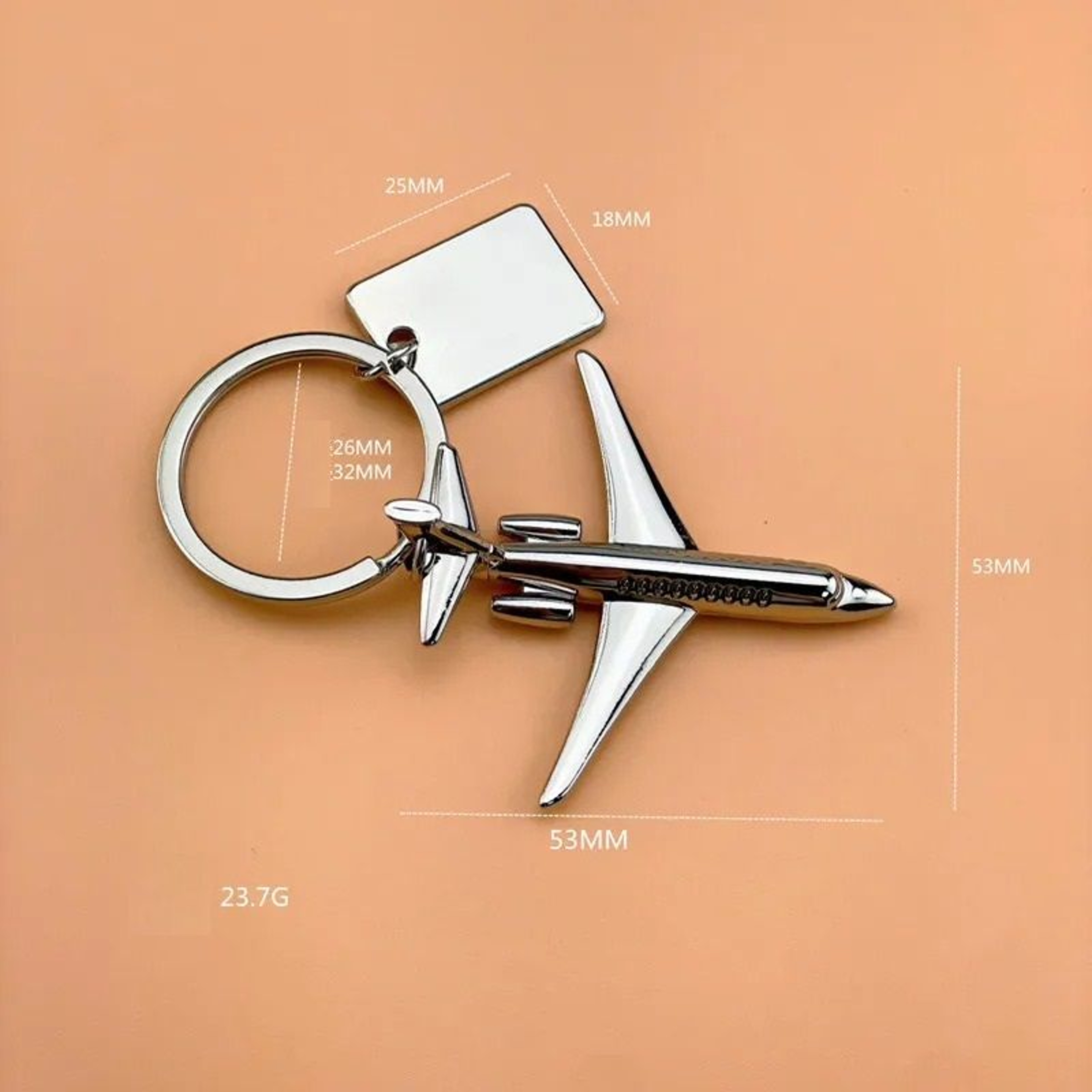 Creative Aircraft Model Keychain For Men And Women 1