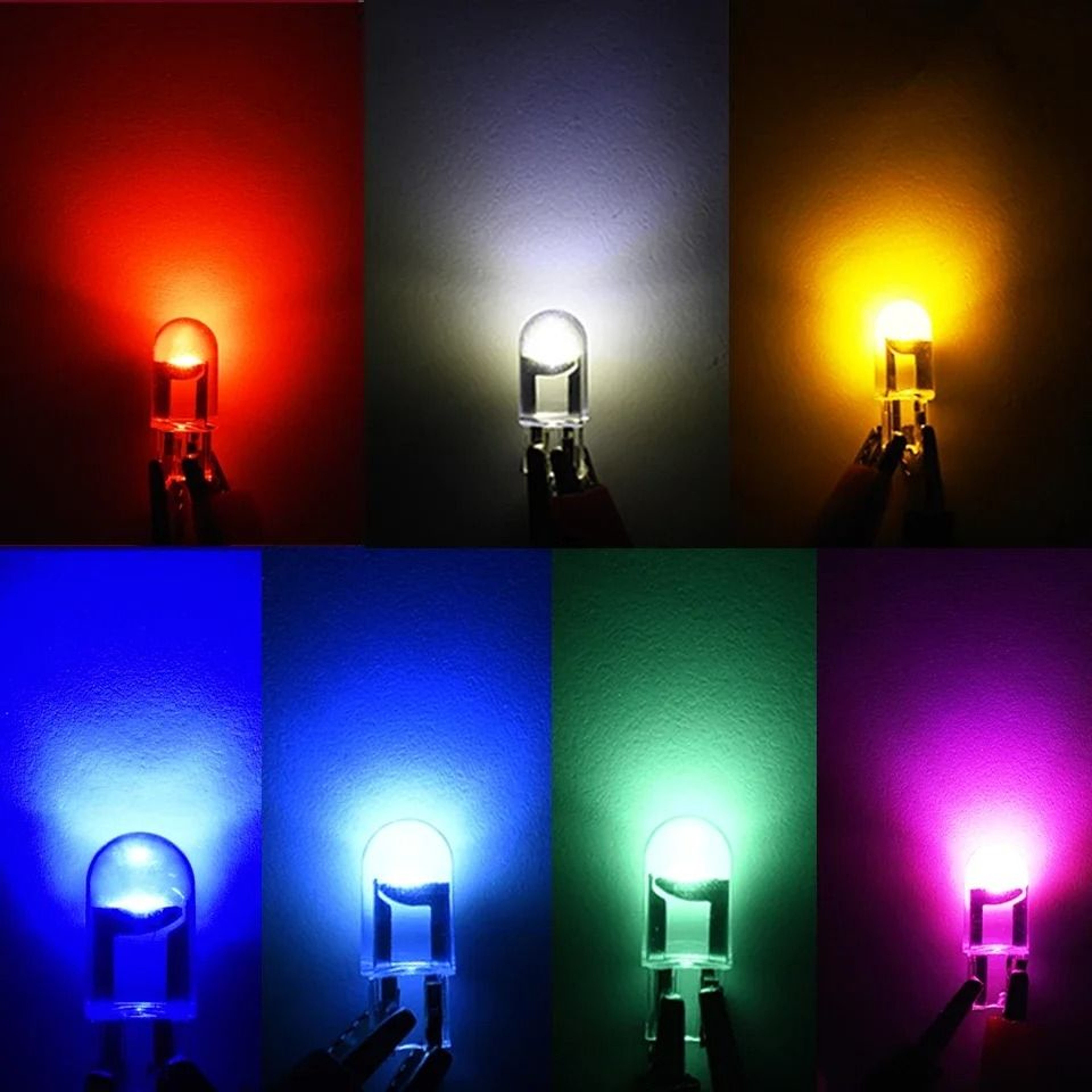 LED T10 Car Light Bulb Set For License Plate And Interior Use 5