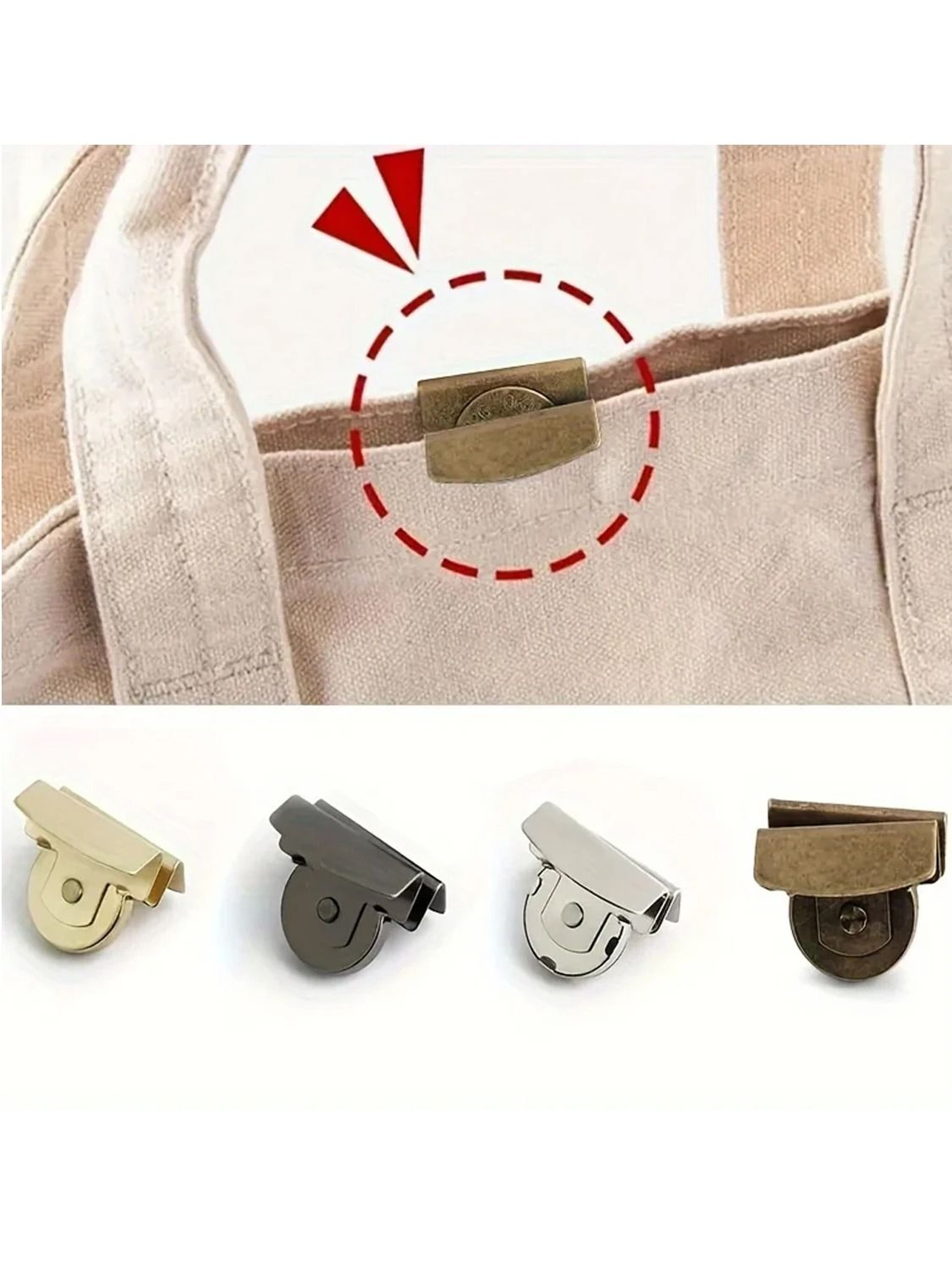 Magnetic Bag Snap Button Set For Sewing And Crafting 6