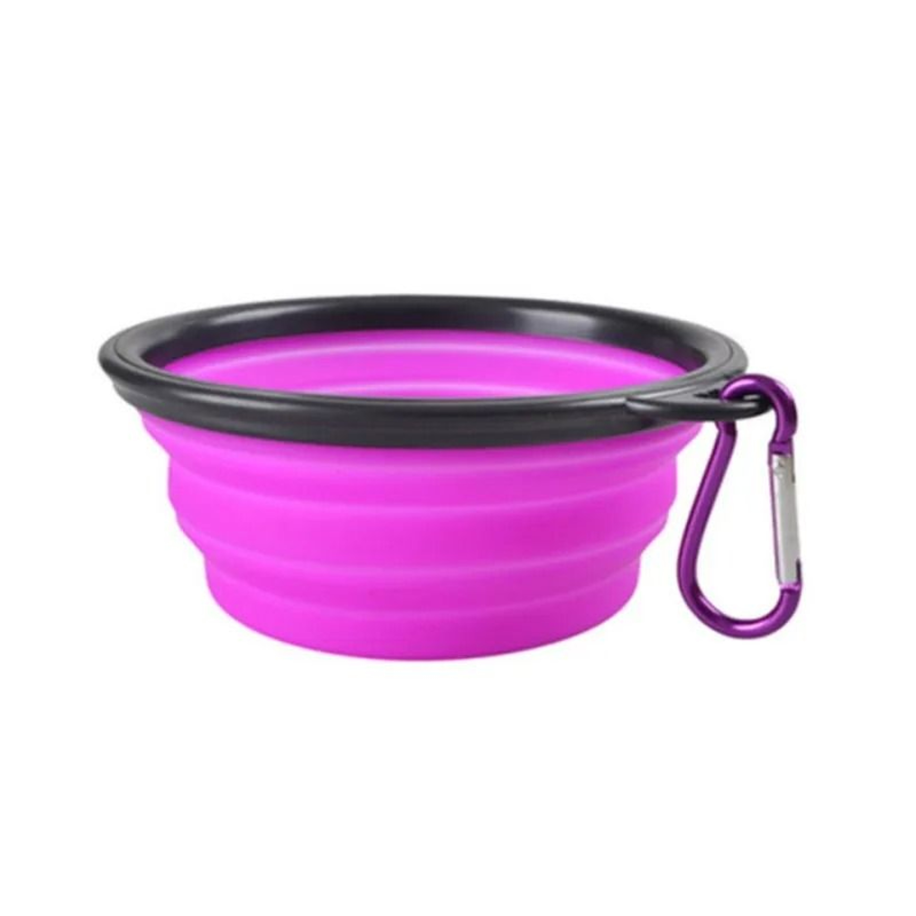 Collapsible TPR Pet Food And Water Bowl Portable Travel Dog And Cat Use 12