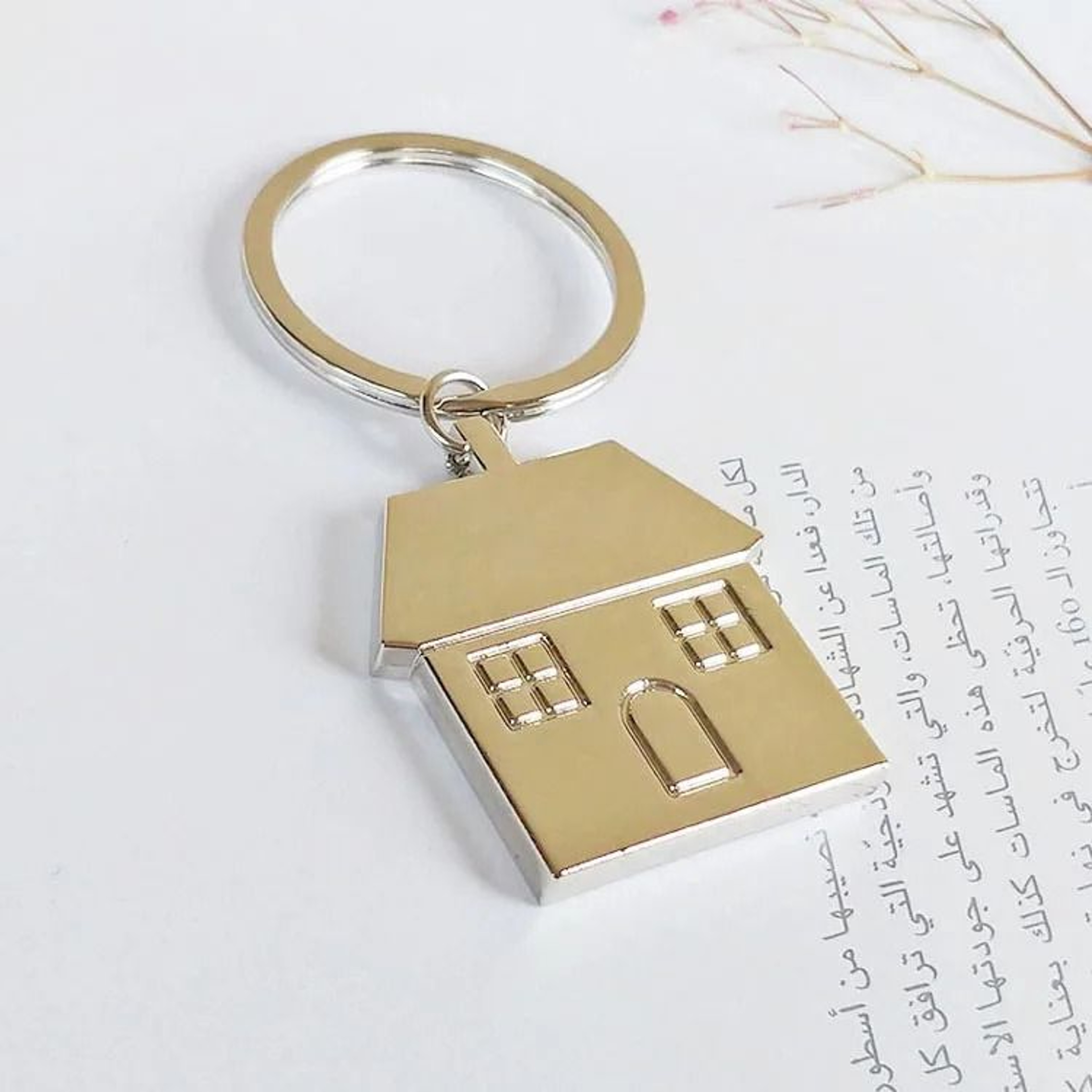 Cartoon House With Window Keychain Bag Charm For Men Women 1