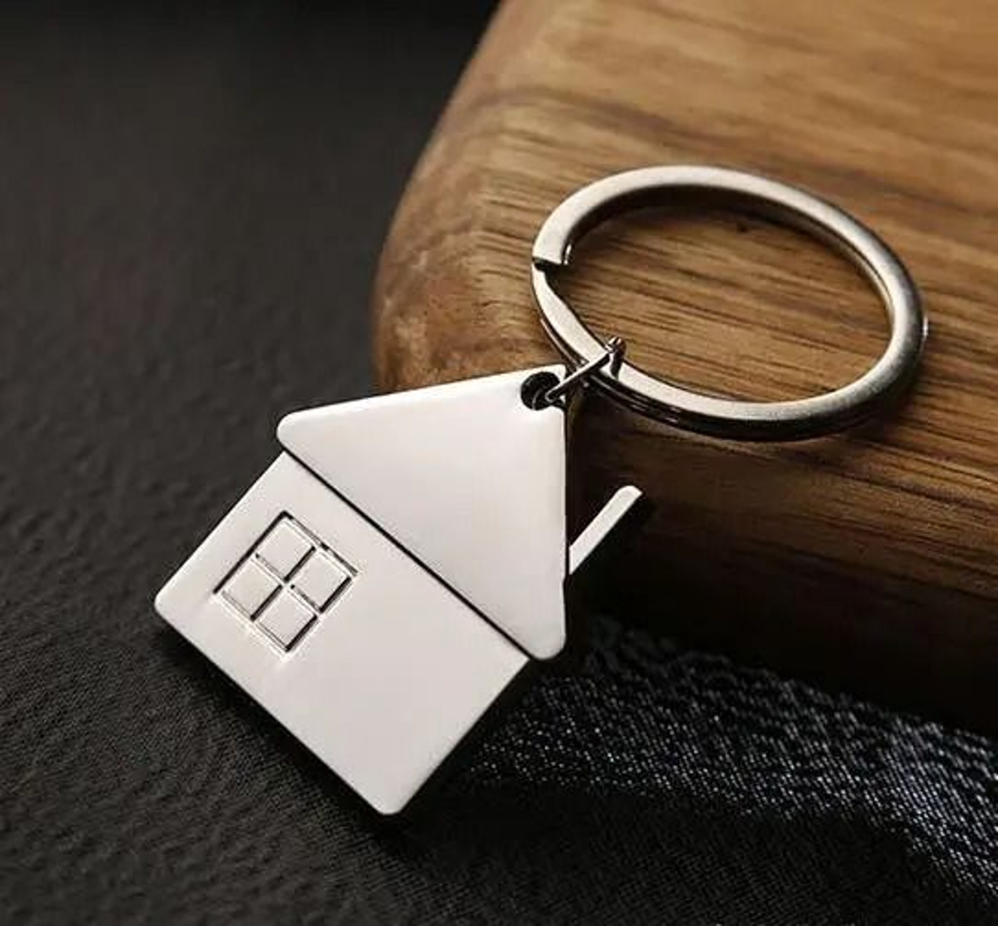 Cartoon House With Window Keychain Bag Charm For Men Women 5