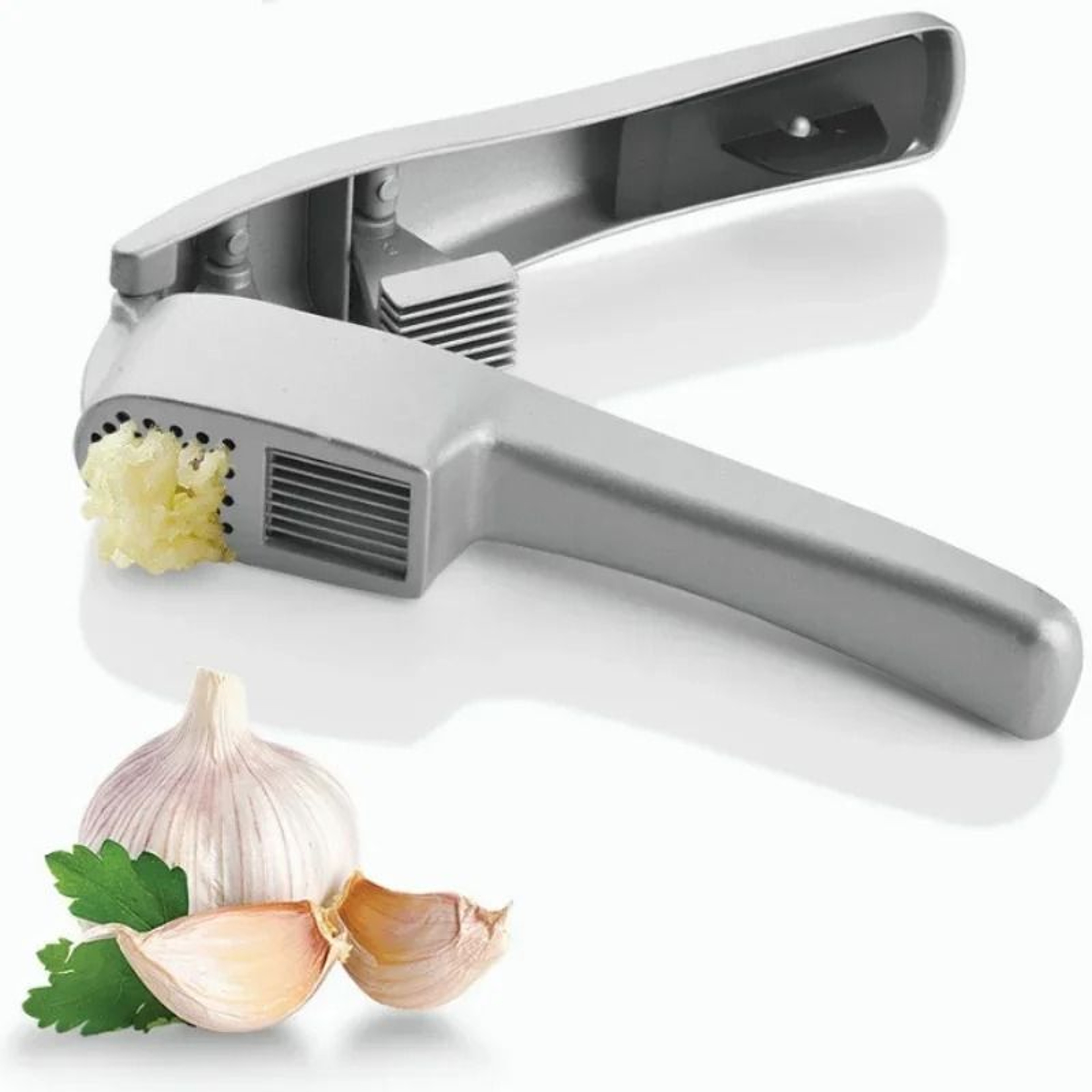 2 In 1 Garlic Press And Garlic Slicer Manual Kitchen Tool 4