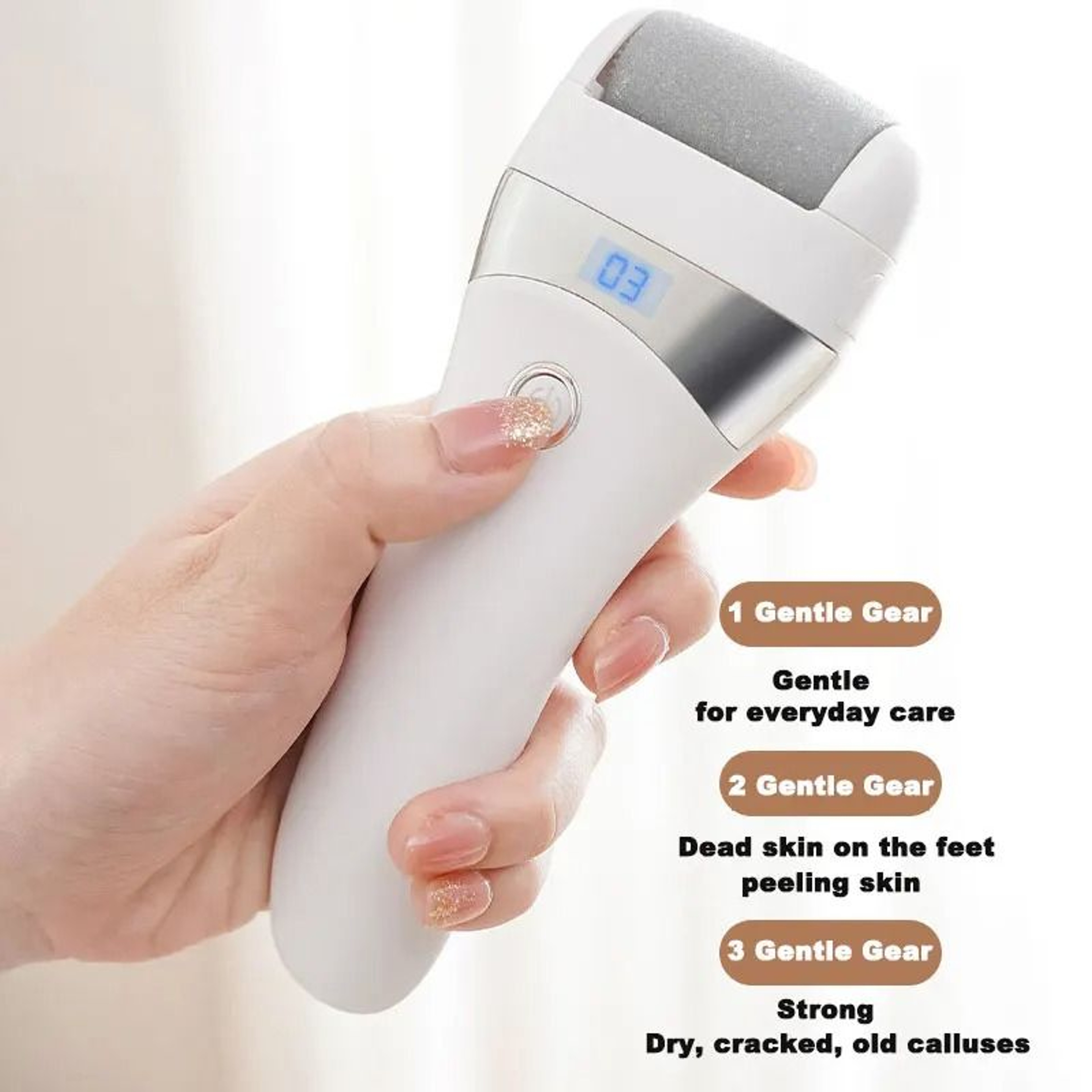 3 In 1 Electric Foot File Callus Remover 3