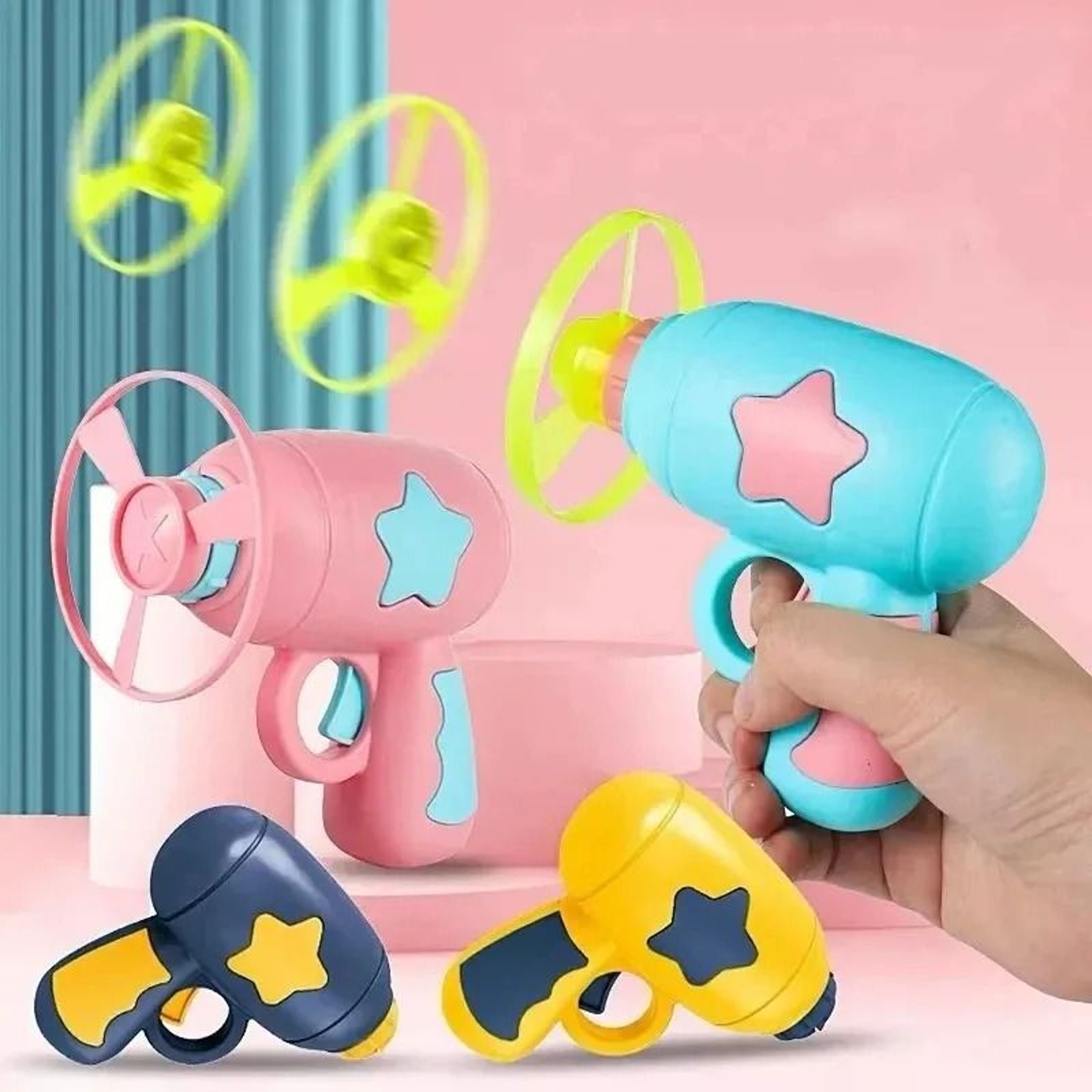 Interactive Launch Cat Toy Shooter With Flying Disc Balls 4