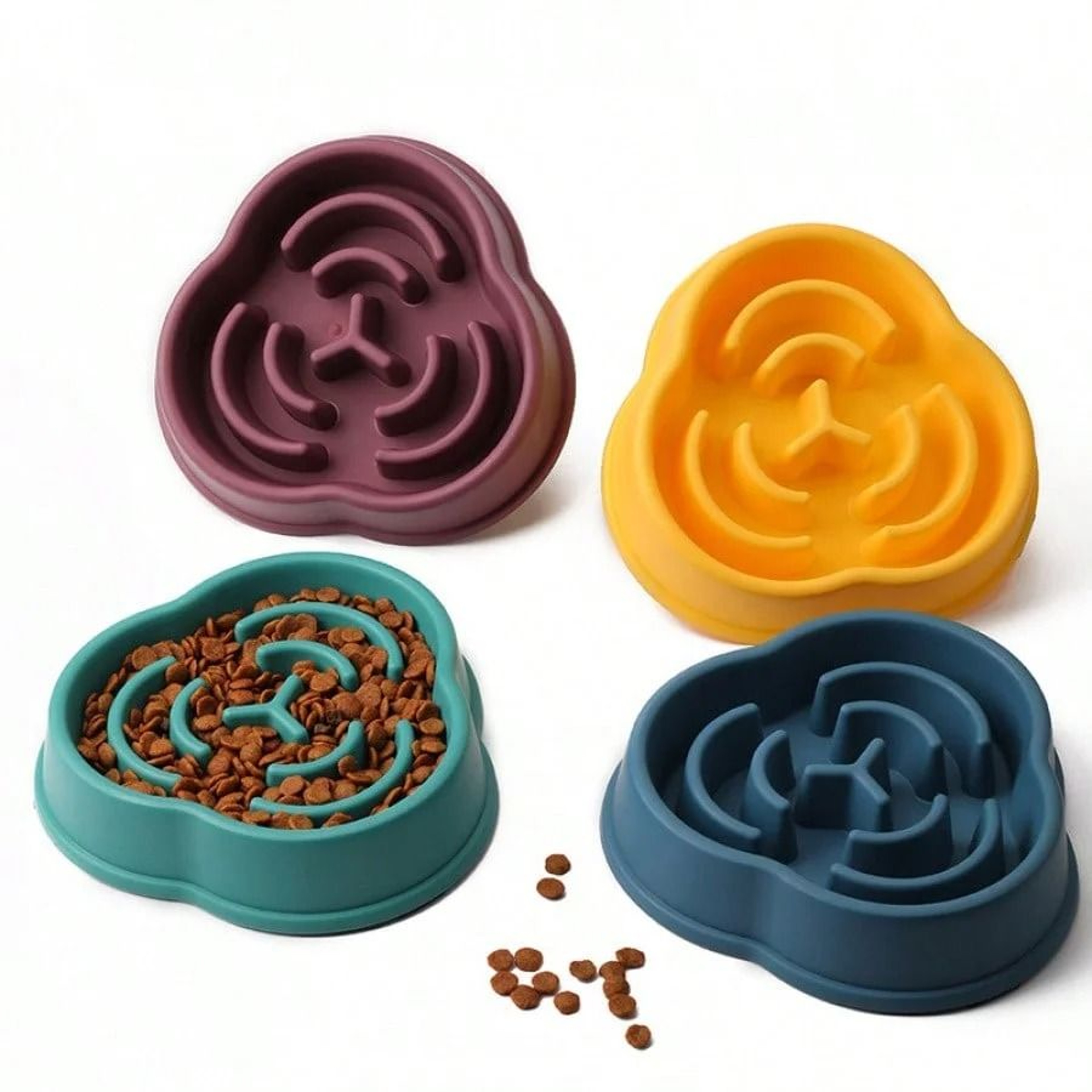 Slow Feed Dog Bowl Anti Overturning Dog Food Bowl 2