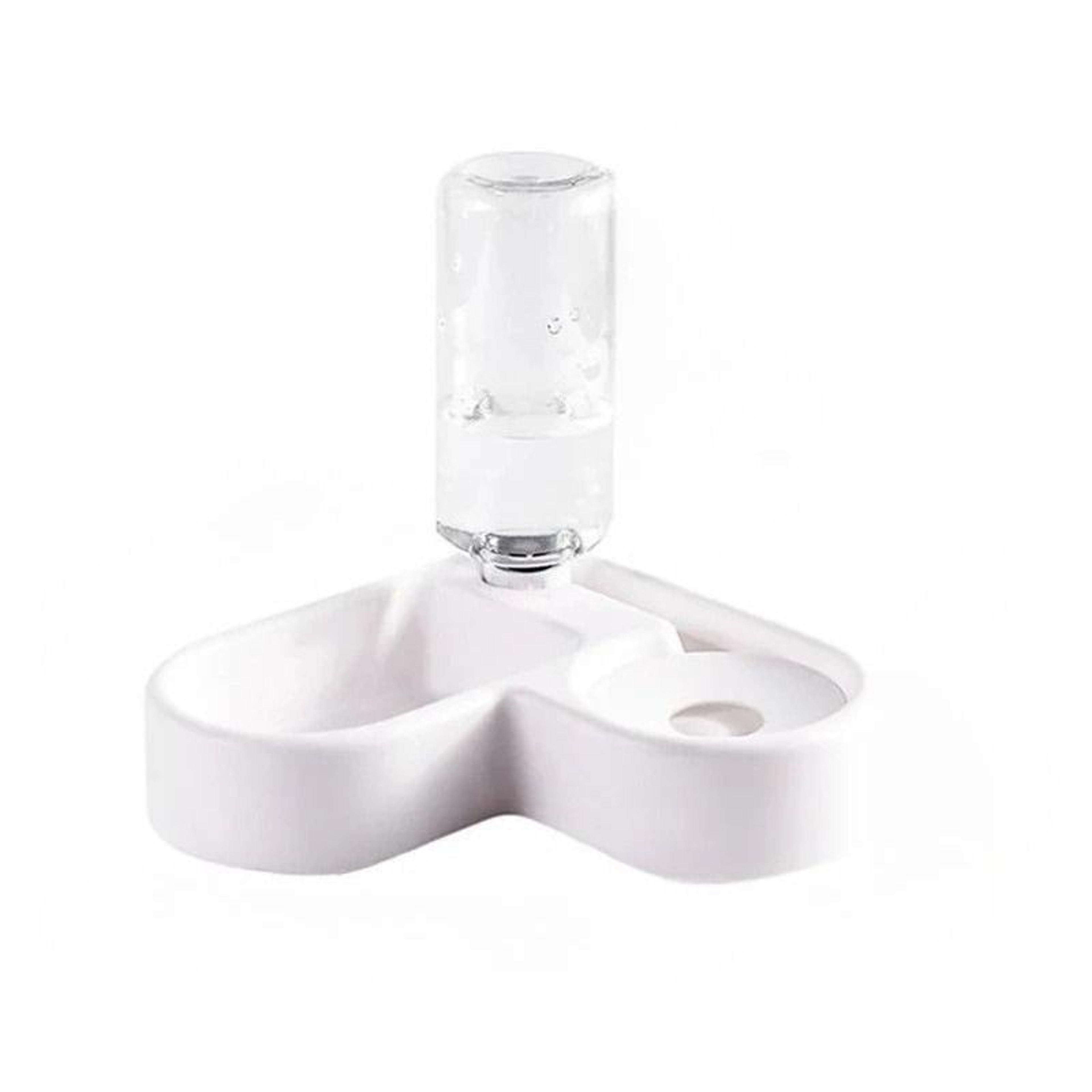 Pet Feeding Station With Double Bowls And Water Dispenser 6