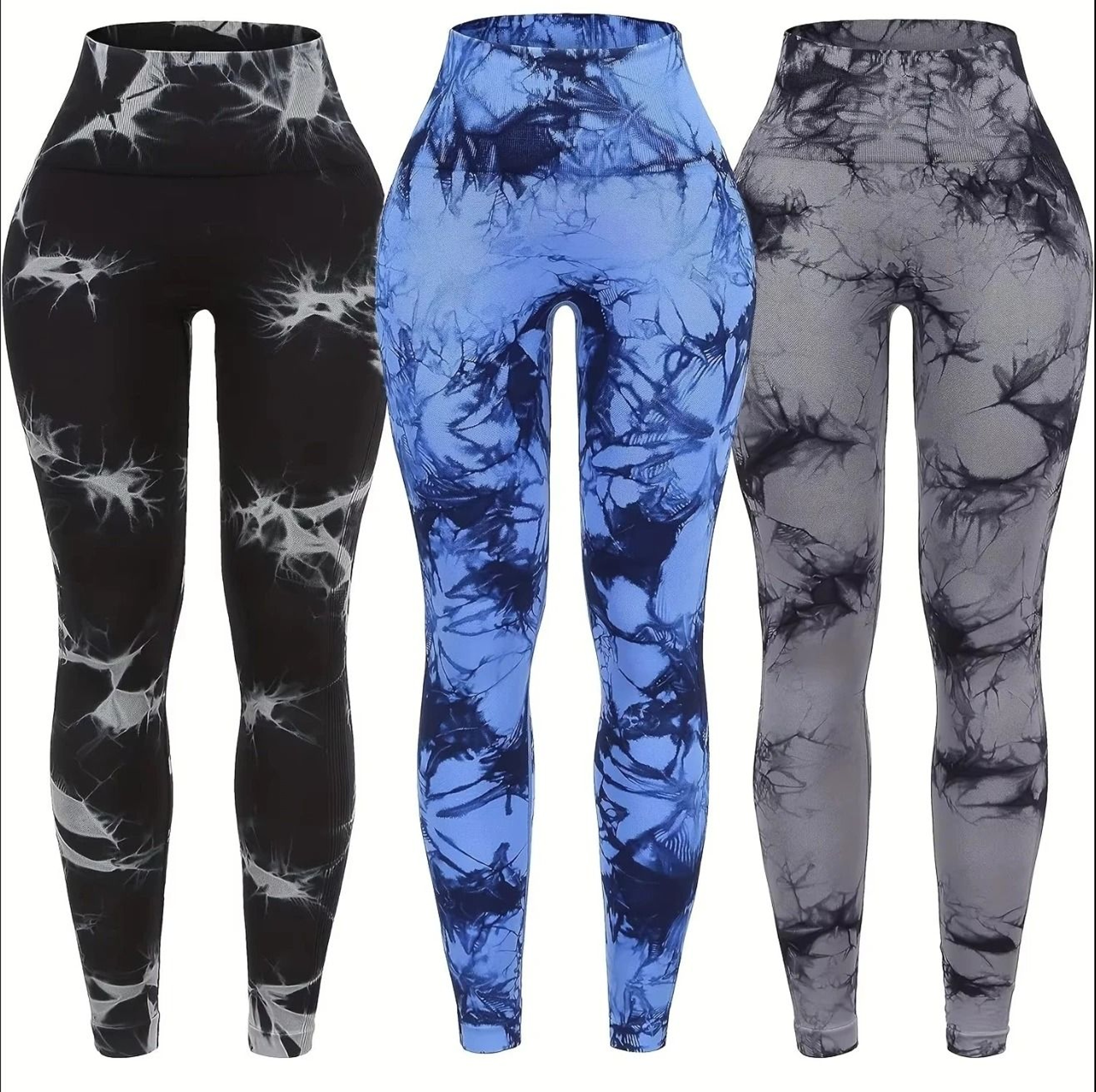 Women Seamless High Waist Yoga Leggings Slim Fit Workout Pants 1