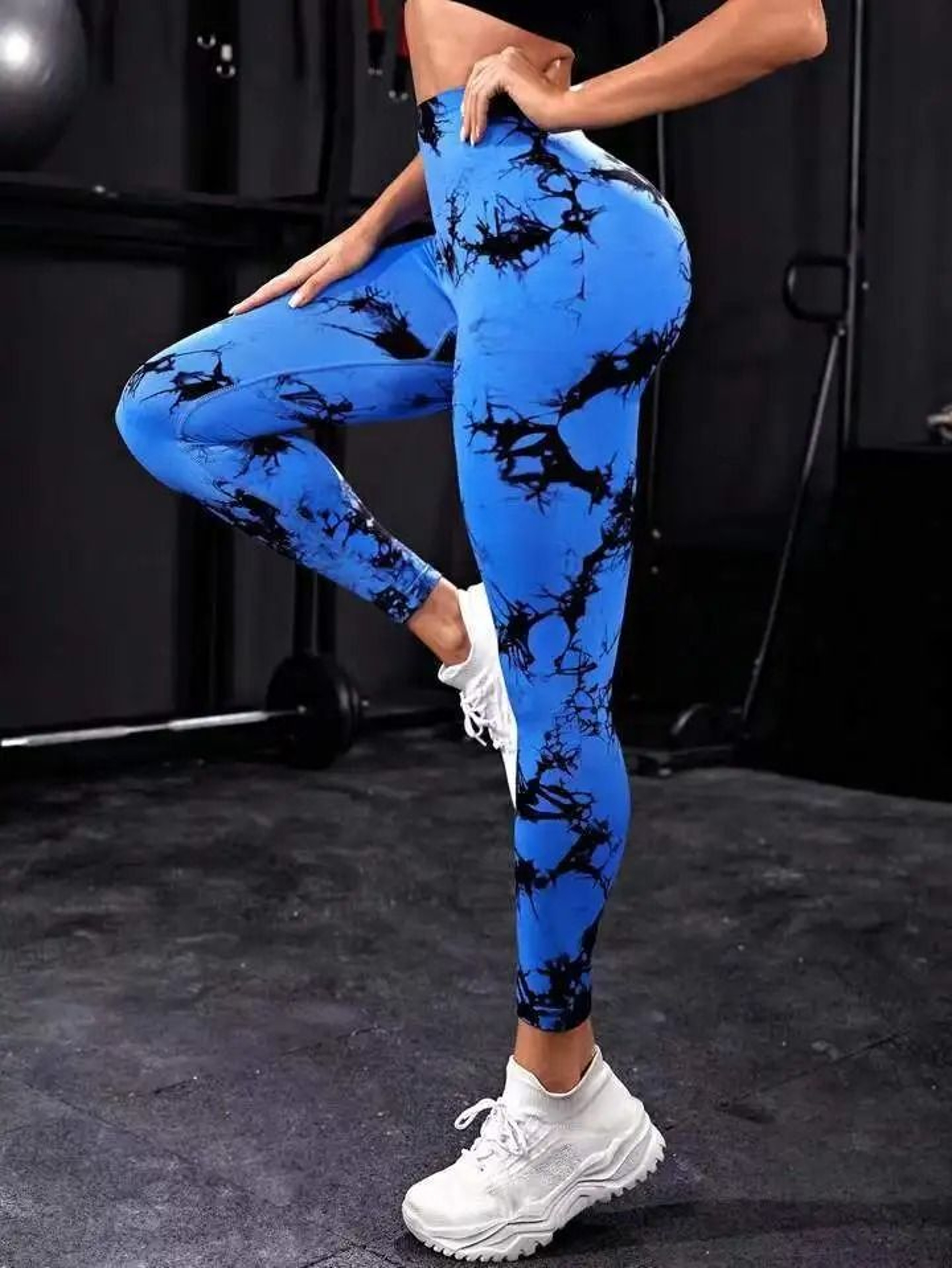 Women Seamless High Waist Yoga Leggings Slim Fit Workout Pants 10
