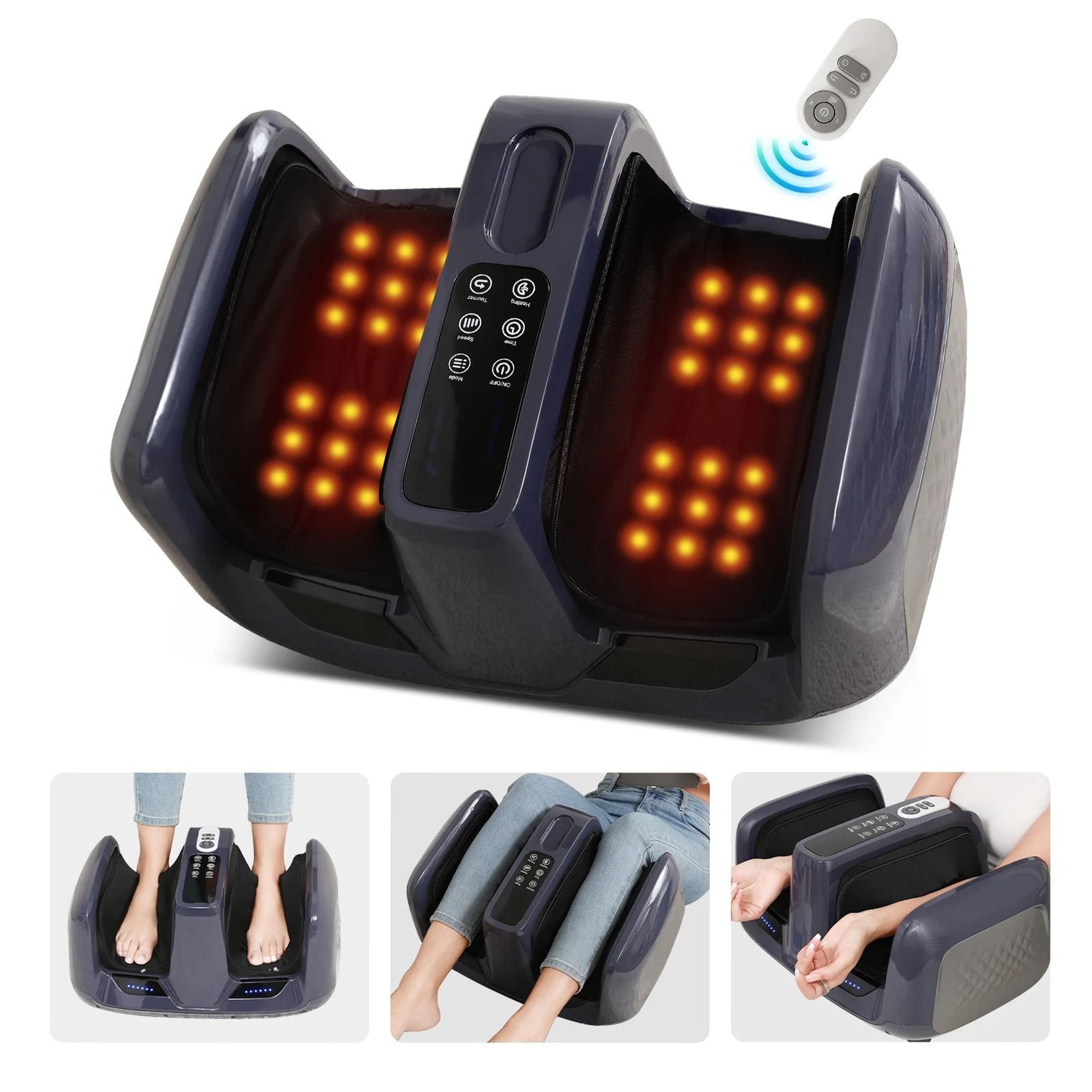 Shiatsu Foot Massager With Heat And Deep Kneading Comfort 0
