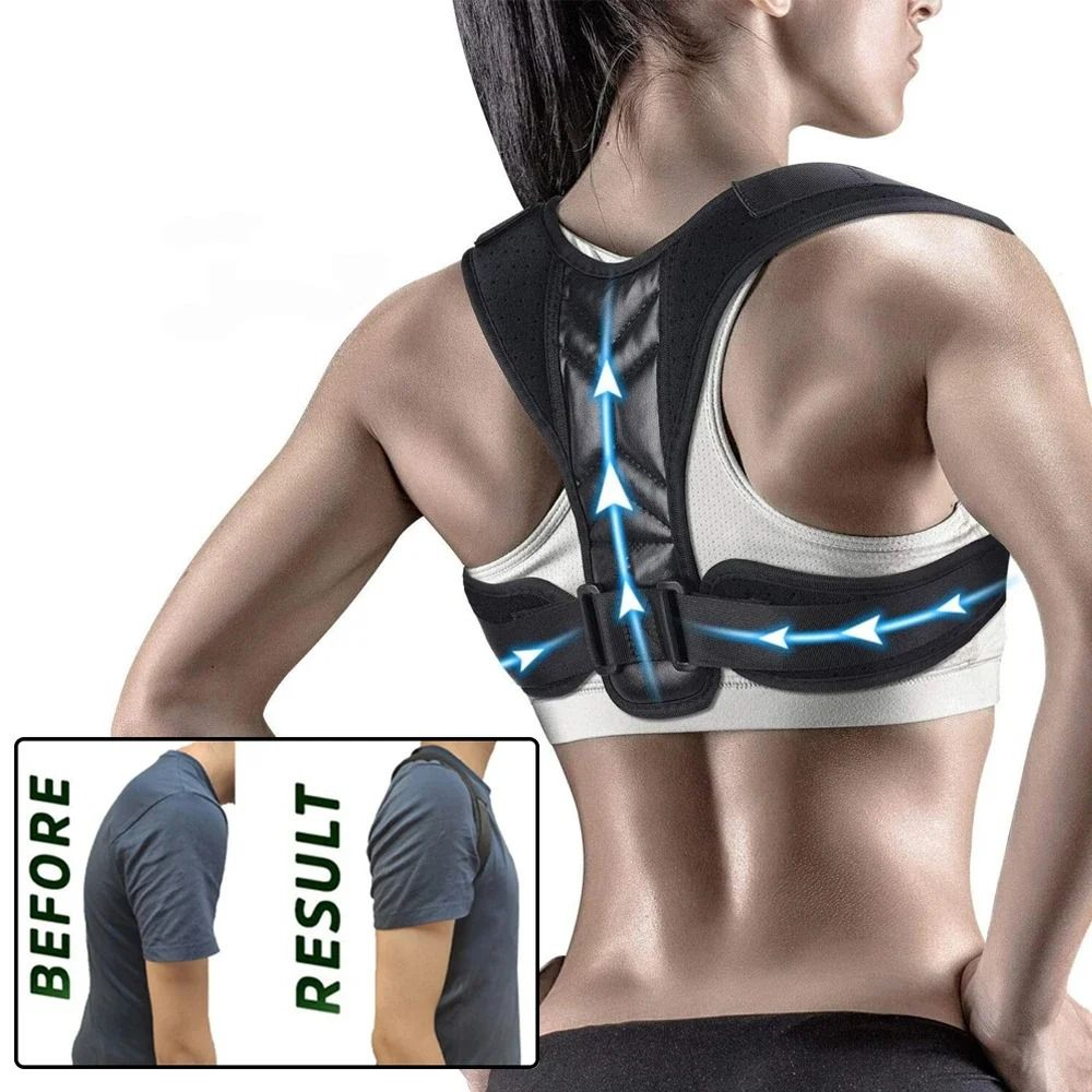 Adjustable Back Posture Correction Belt For Men And Women 0