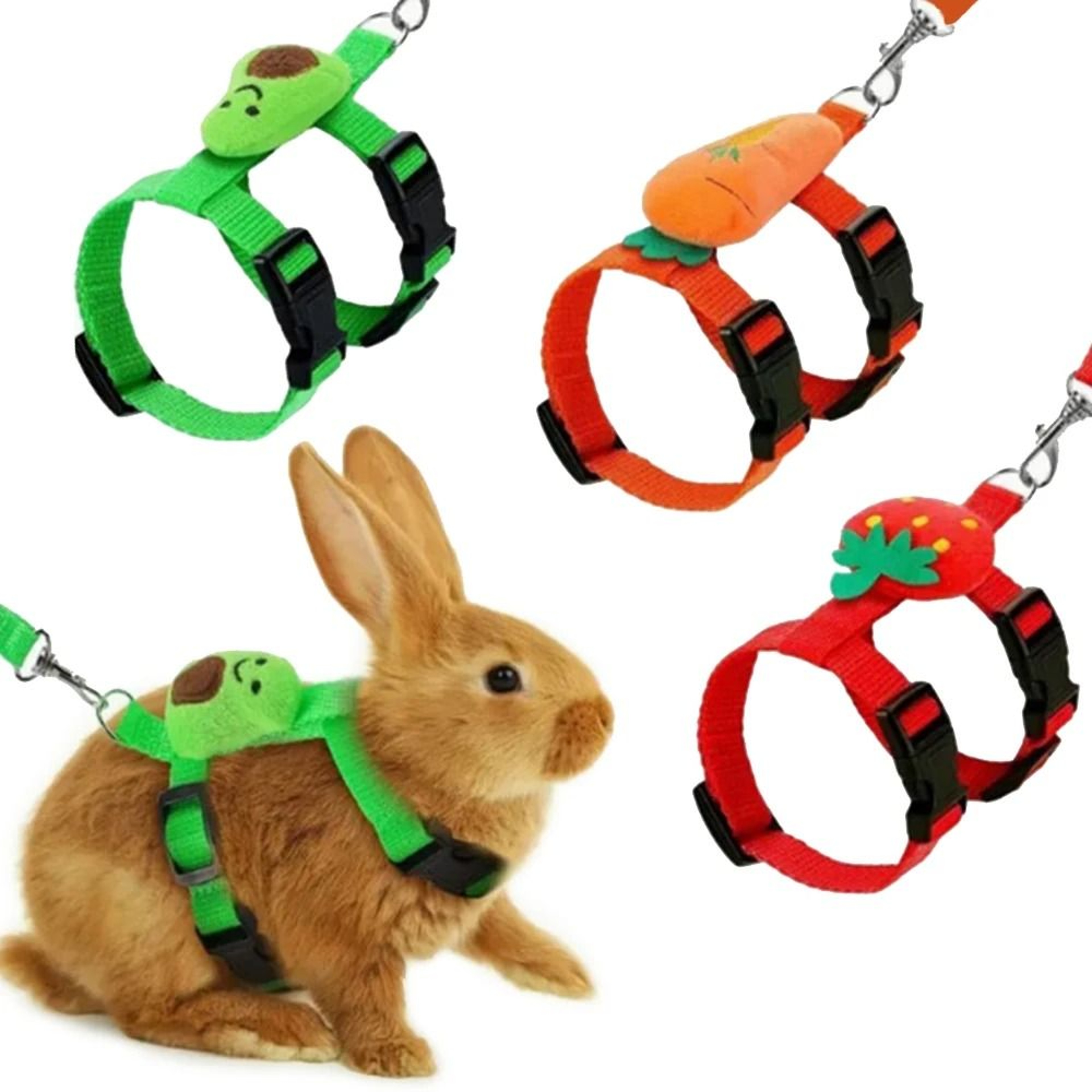 Adjustable Pet Harness And Leash Set For Small Animals 0