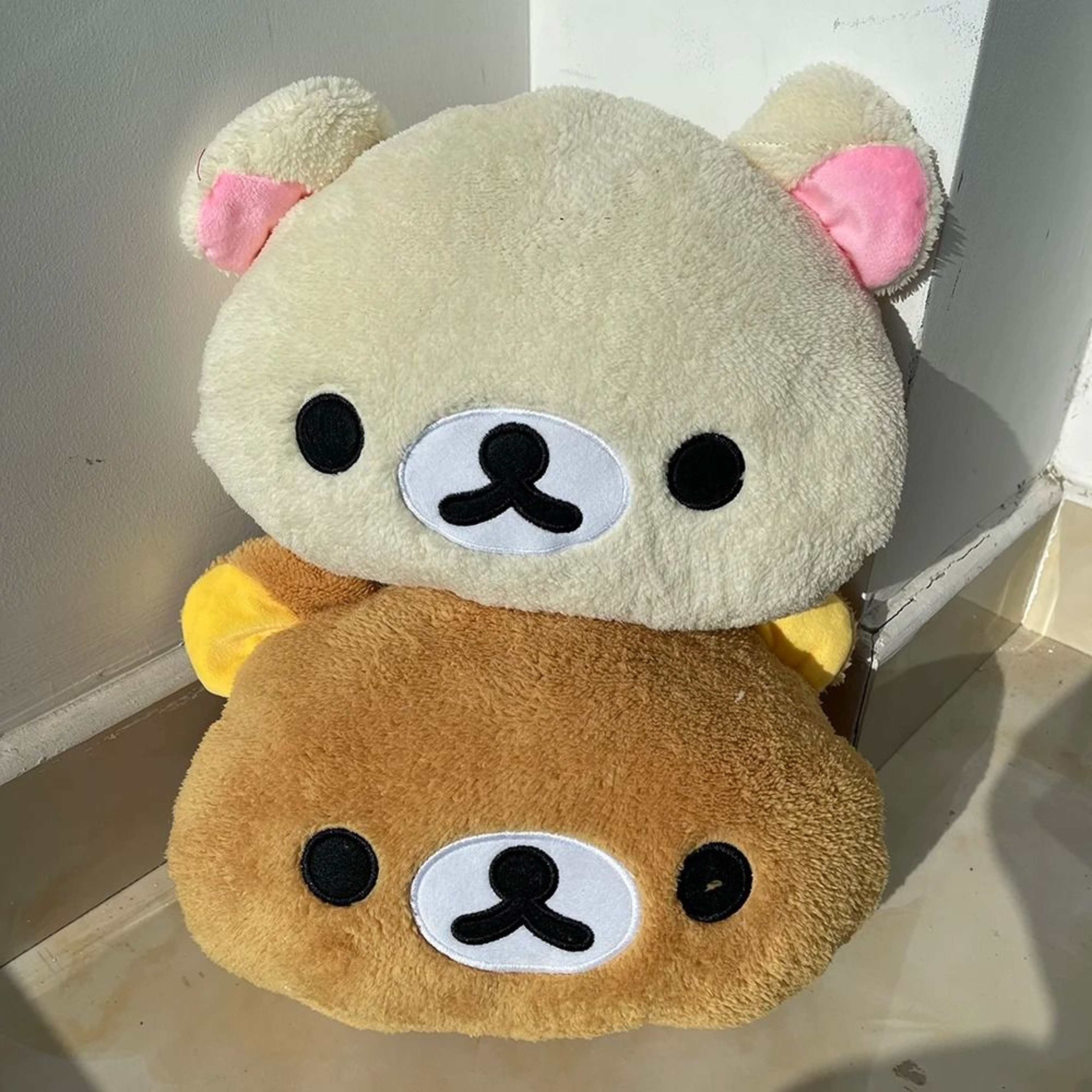 Cute Plush Bear Hand Pillow Soft Warm Stuffed Cushion 0