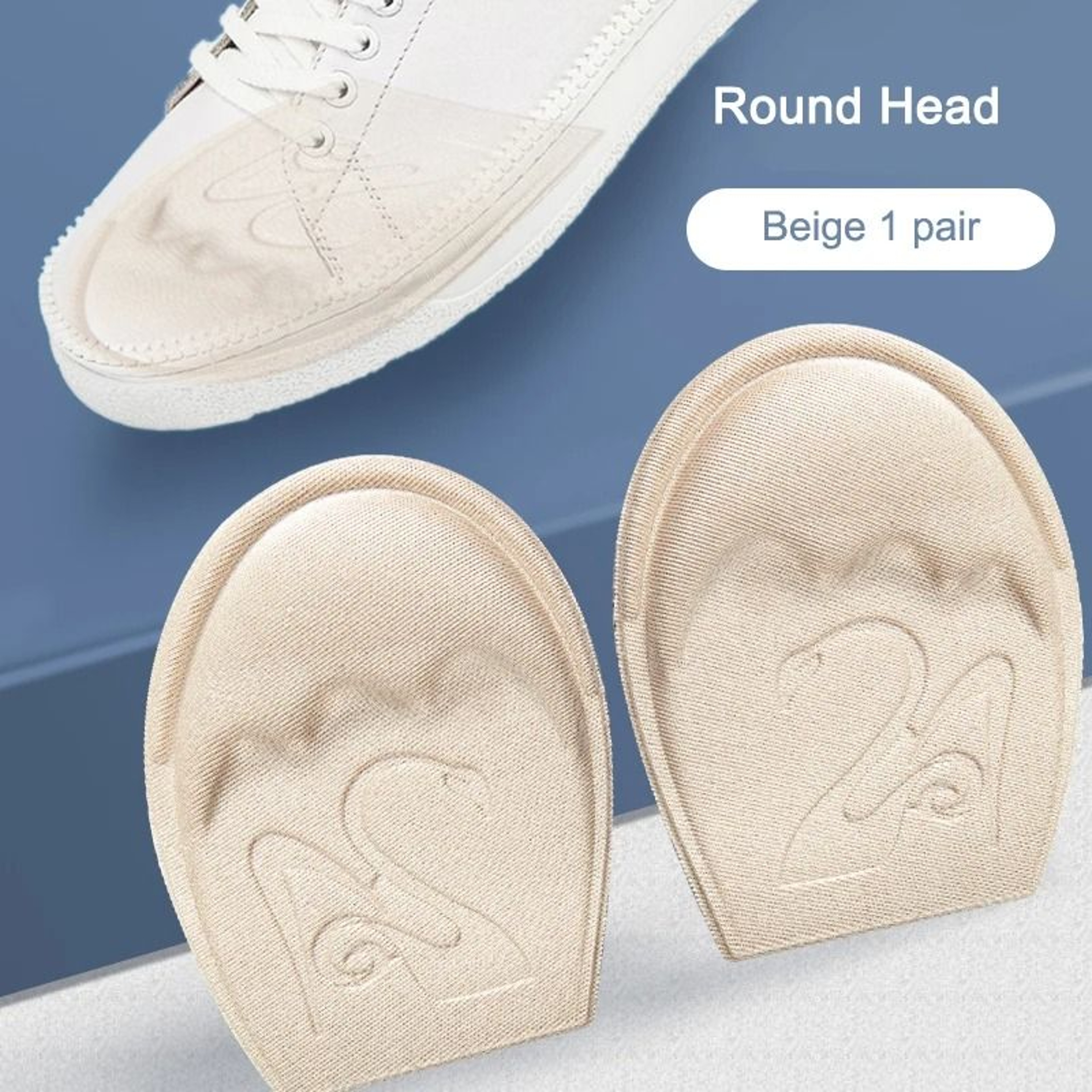 Non Slip Forefoot Pads Half Insole Cushions For Shoes Pain Relief 6