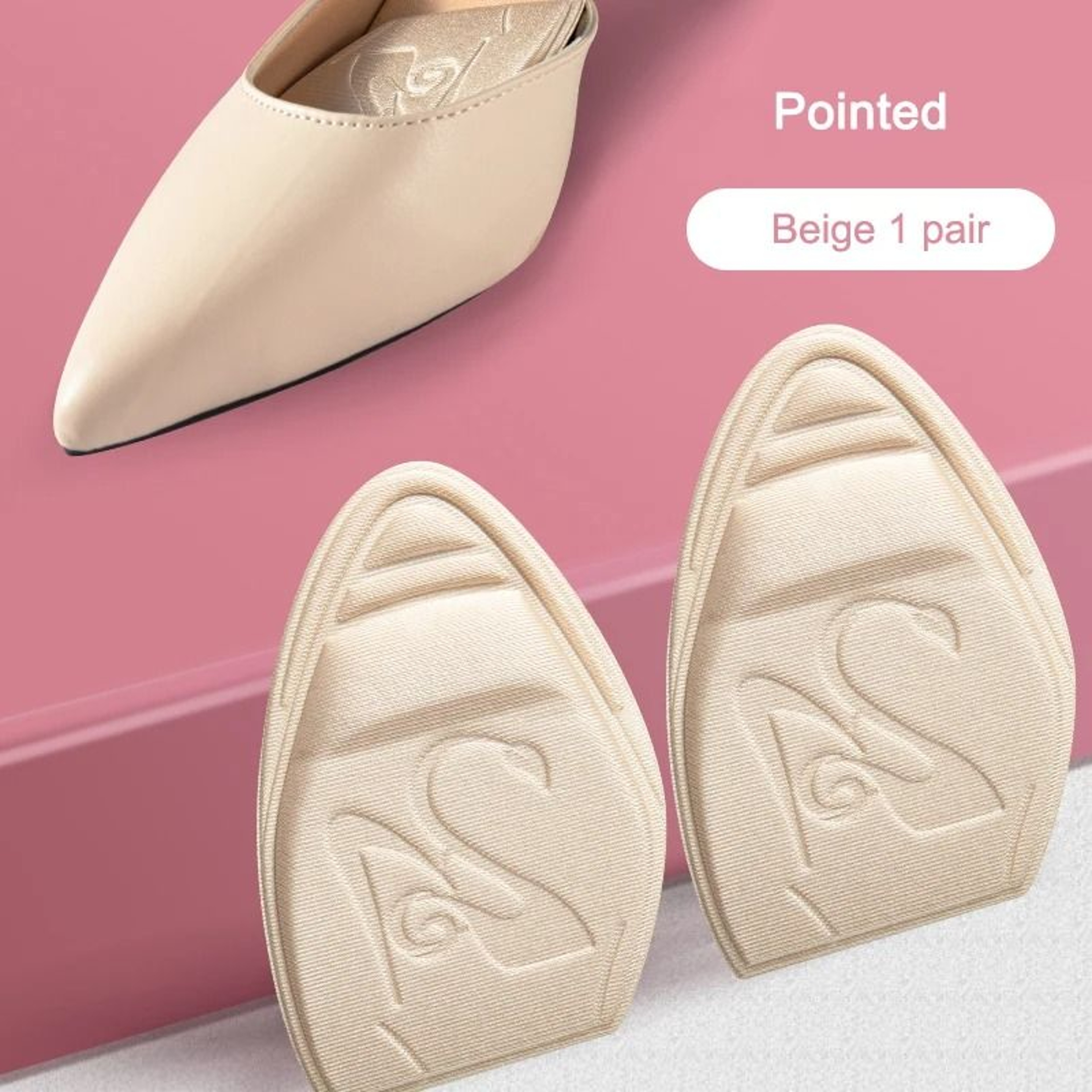 Non Slip Forefoot Pads Half Insole Cushions For Shoes Pain Relief 7