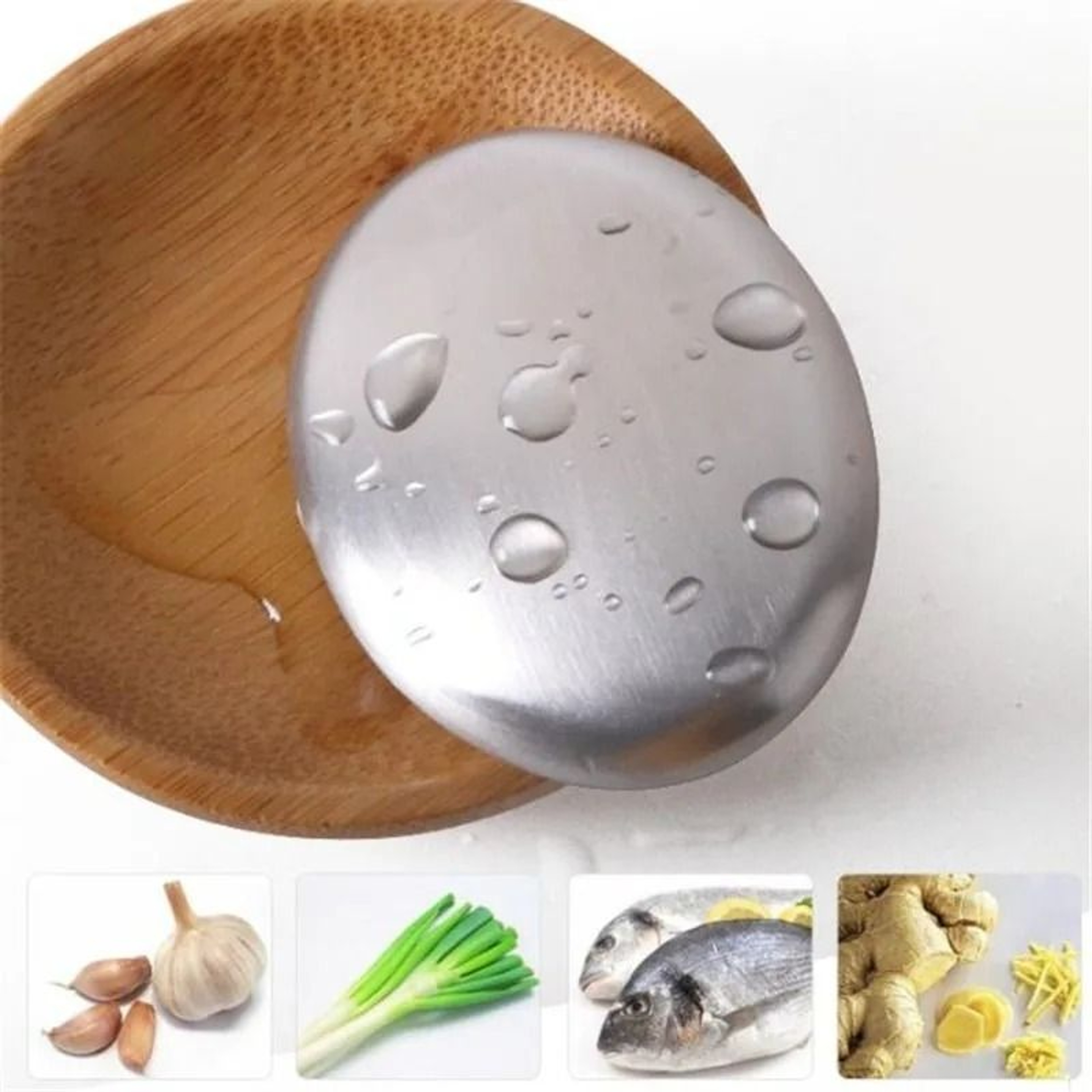 Stainless Steel Odor Removing Soap Bar For Kitchen And Bath 1