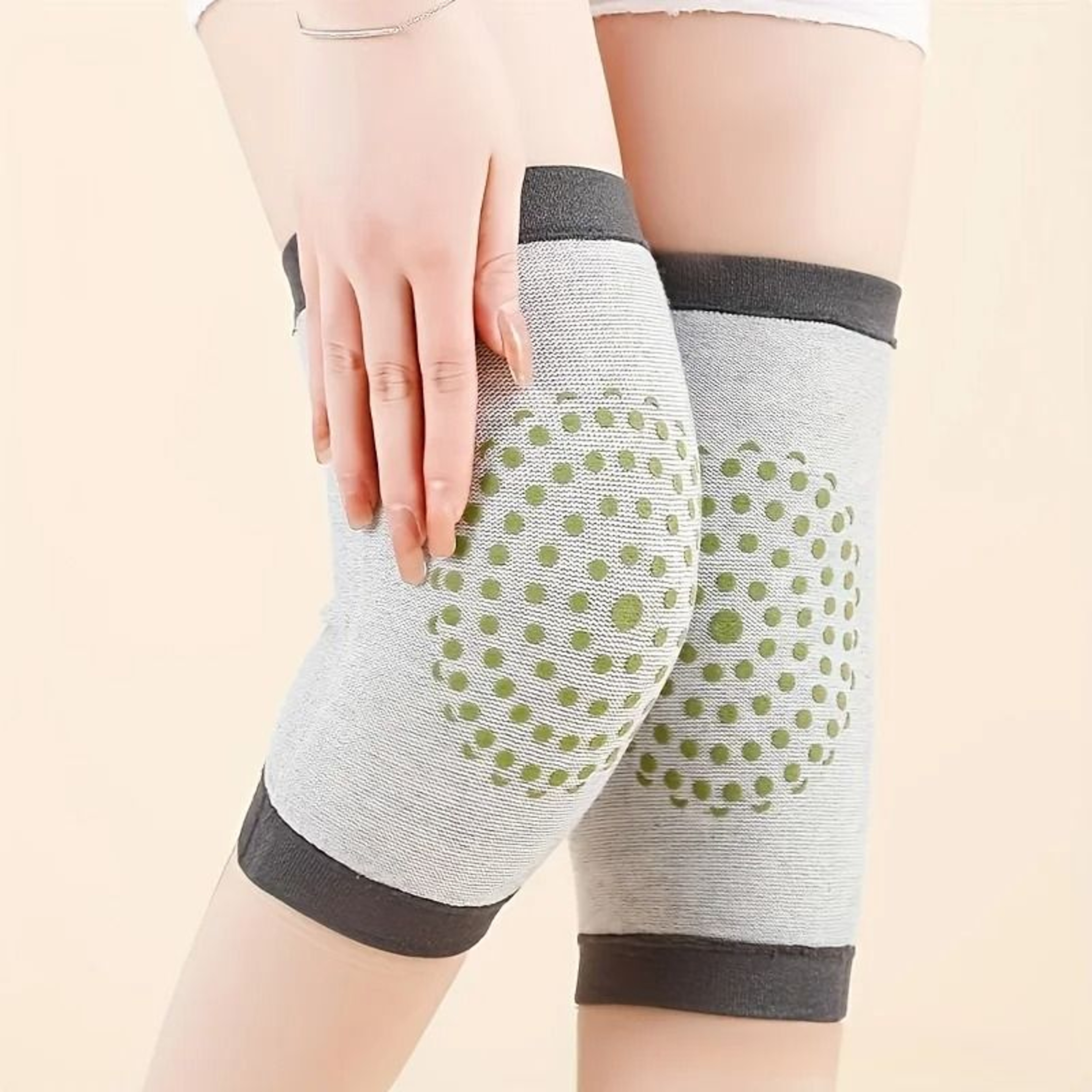 Cozy Warm Wormwood Knee Pads For Joint Comfort And Winter Support 6