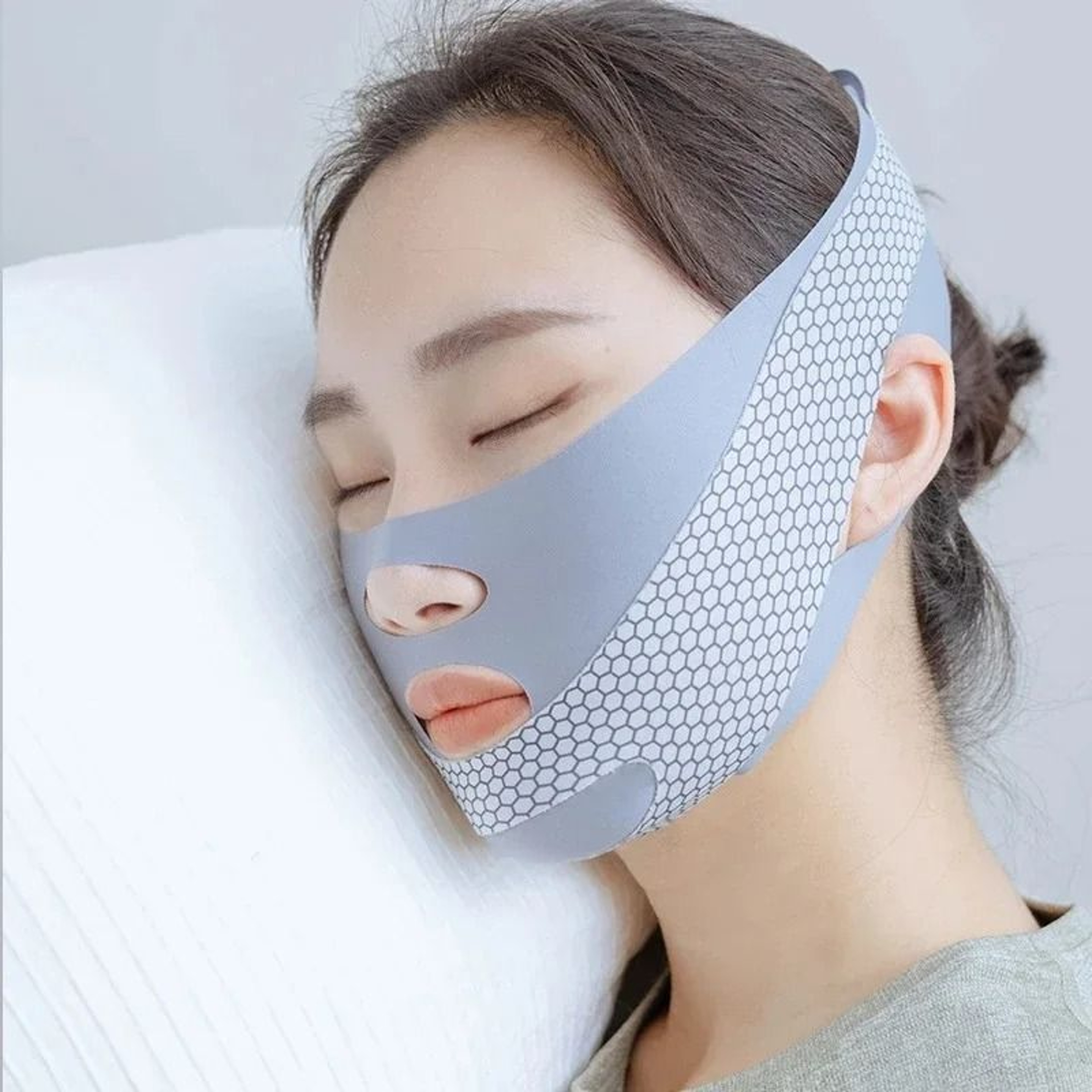 Sculpted Contour Sleep Face Band For Chin Jawline And Double Chin Reduction 7