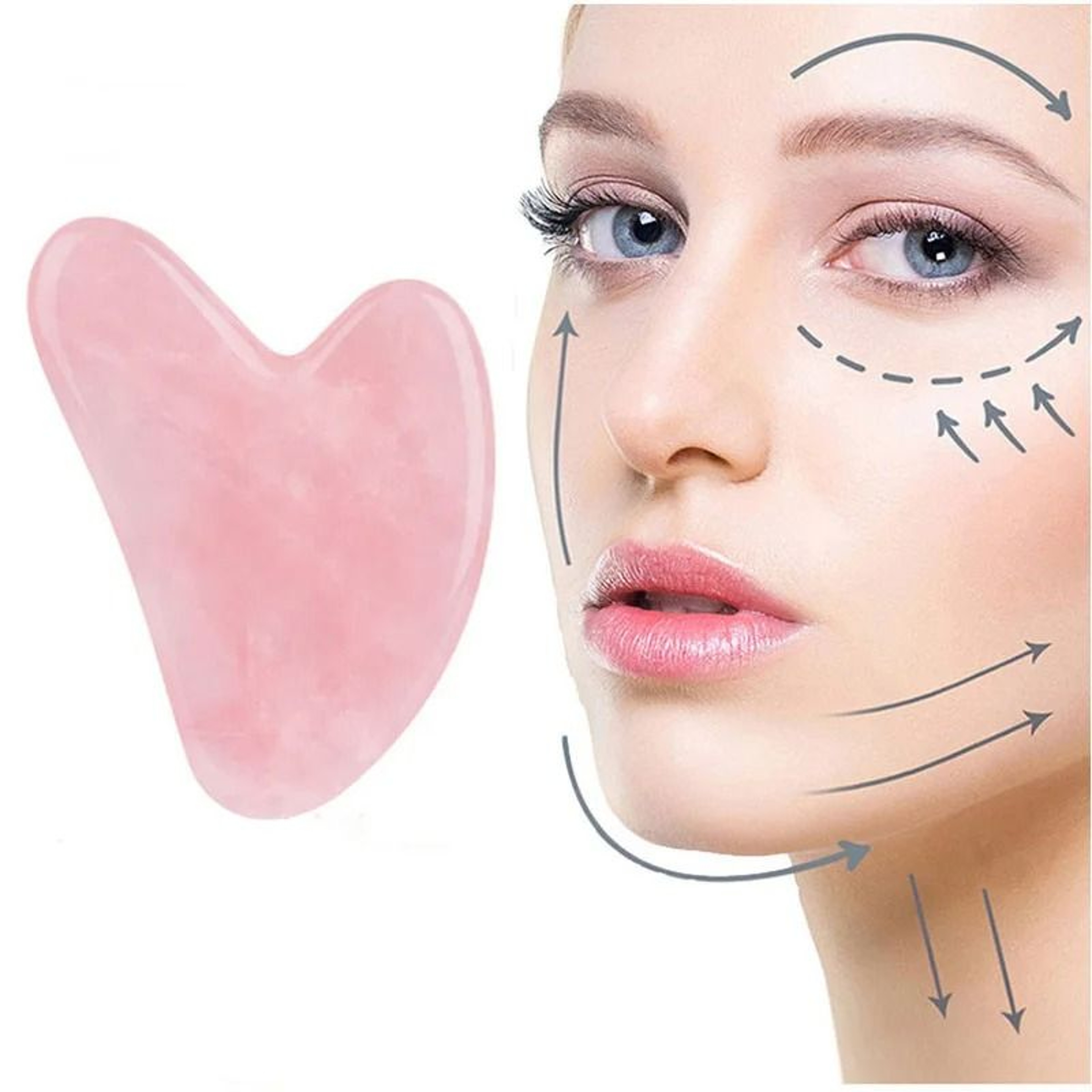 Rose Glow Gua Sha Massage Board 0