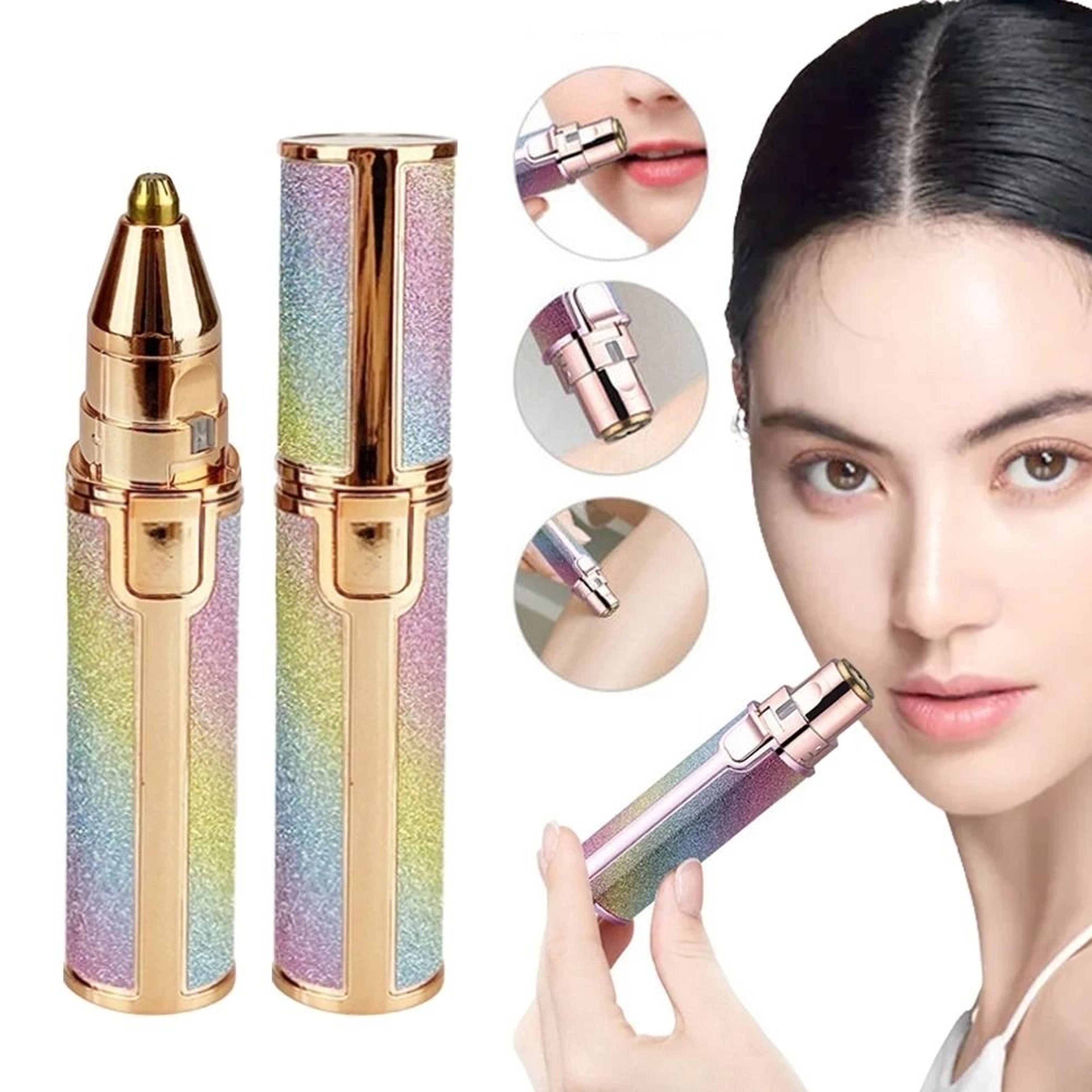 Smooth Touch Portable 2 In 1 Electric Epilator And Trimmer For Women 3