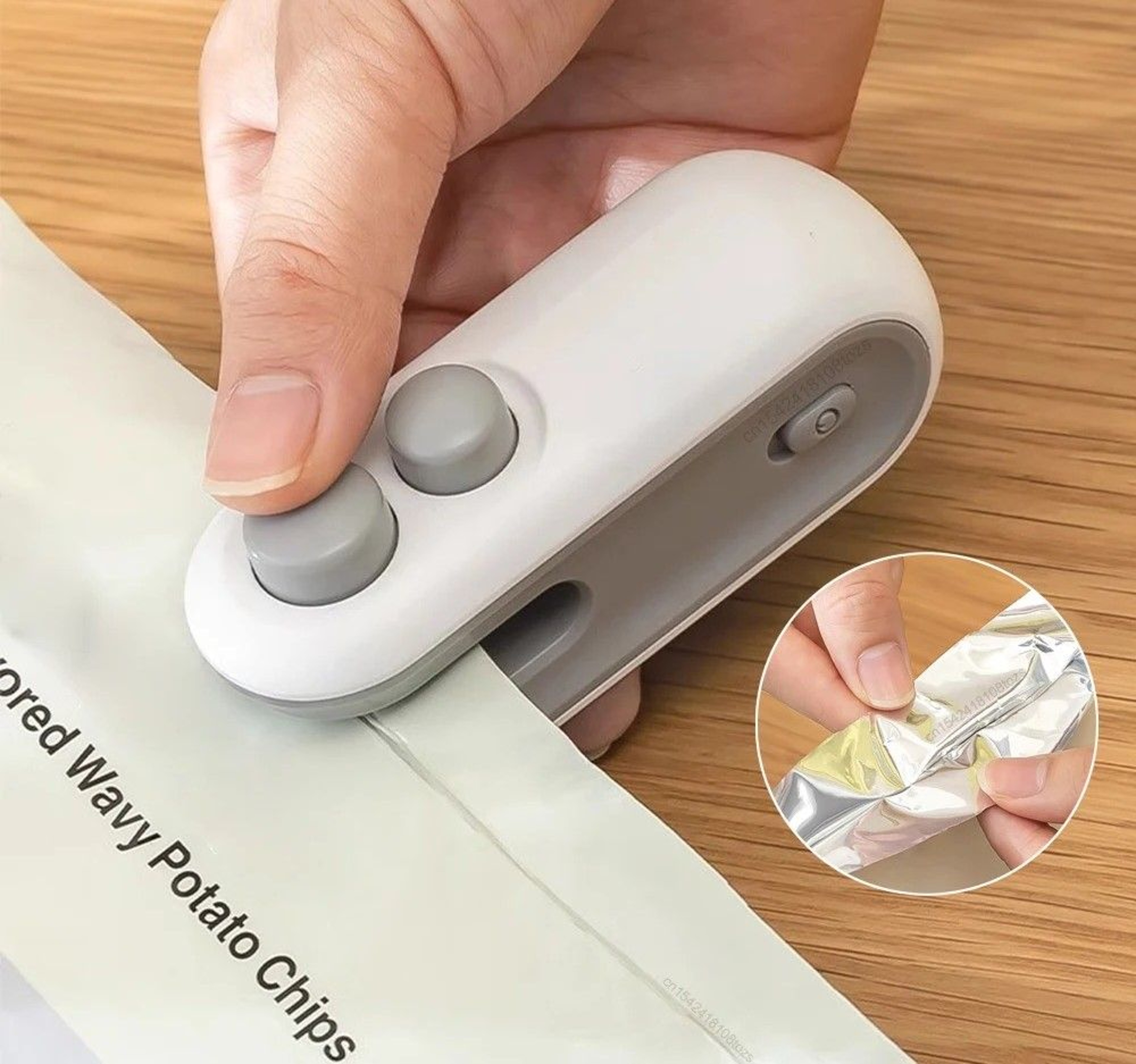 Mini Heat Seal Bag Closer Portable Food Sealer 0
