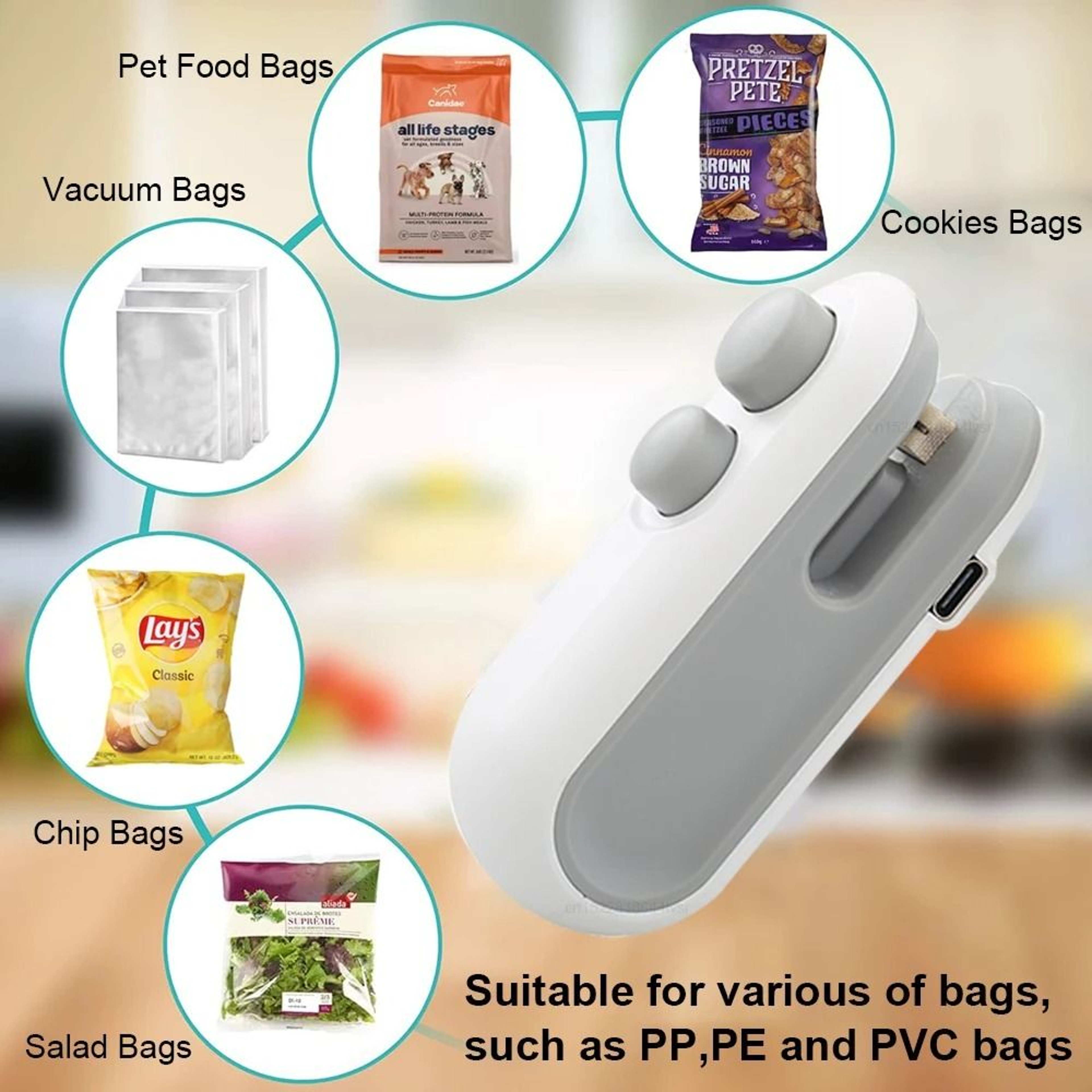 Mini Heat Seal Bag Closer Portable Food Sealer 1