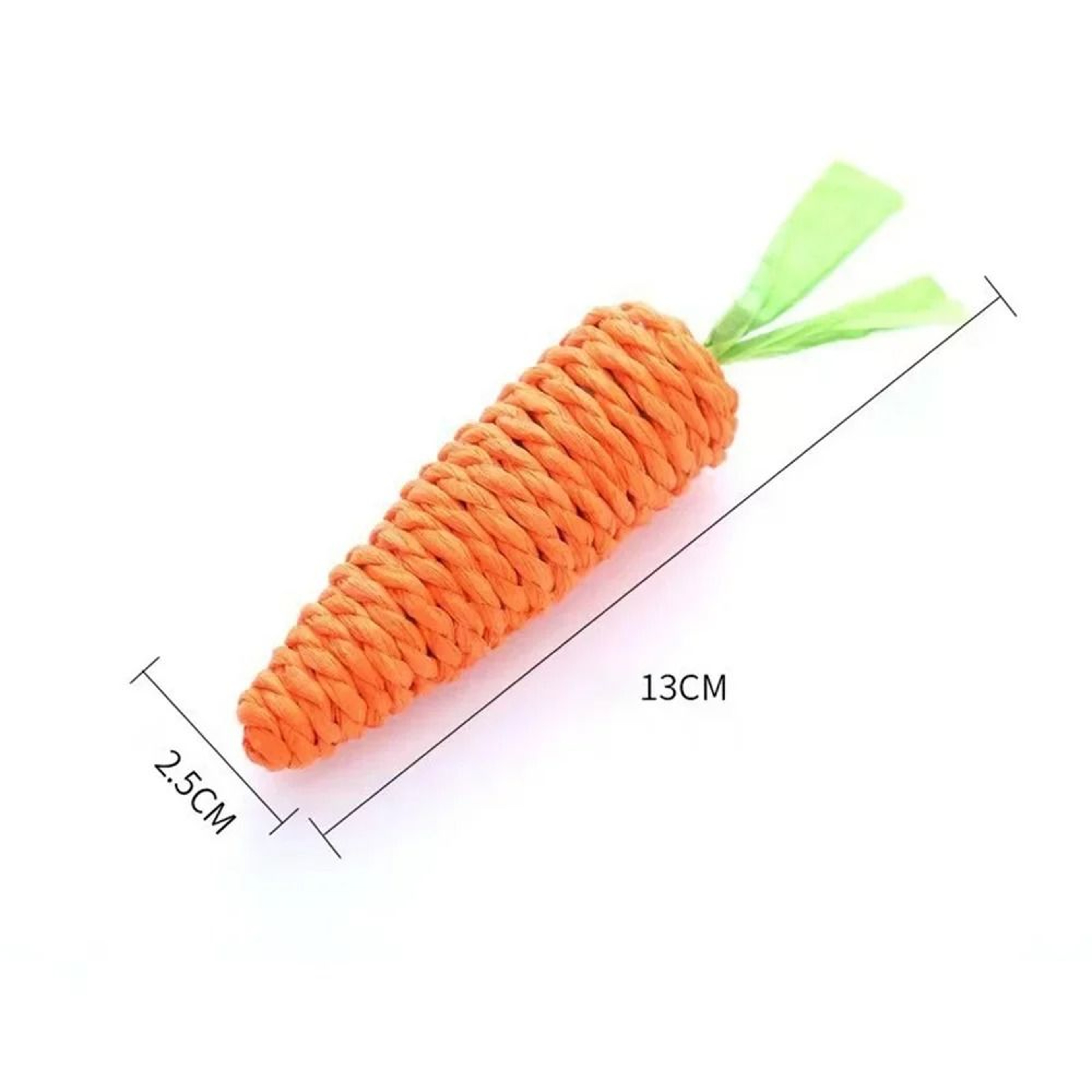 Carrot Squeak Chew Toy For Cats And Small Dogs 7