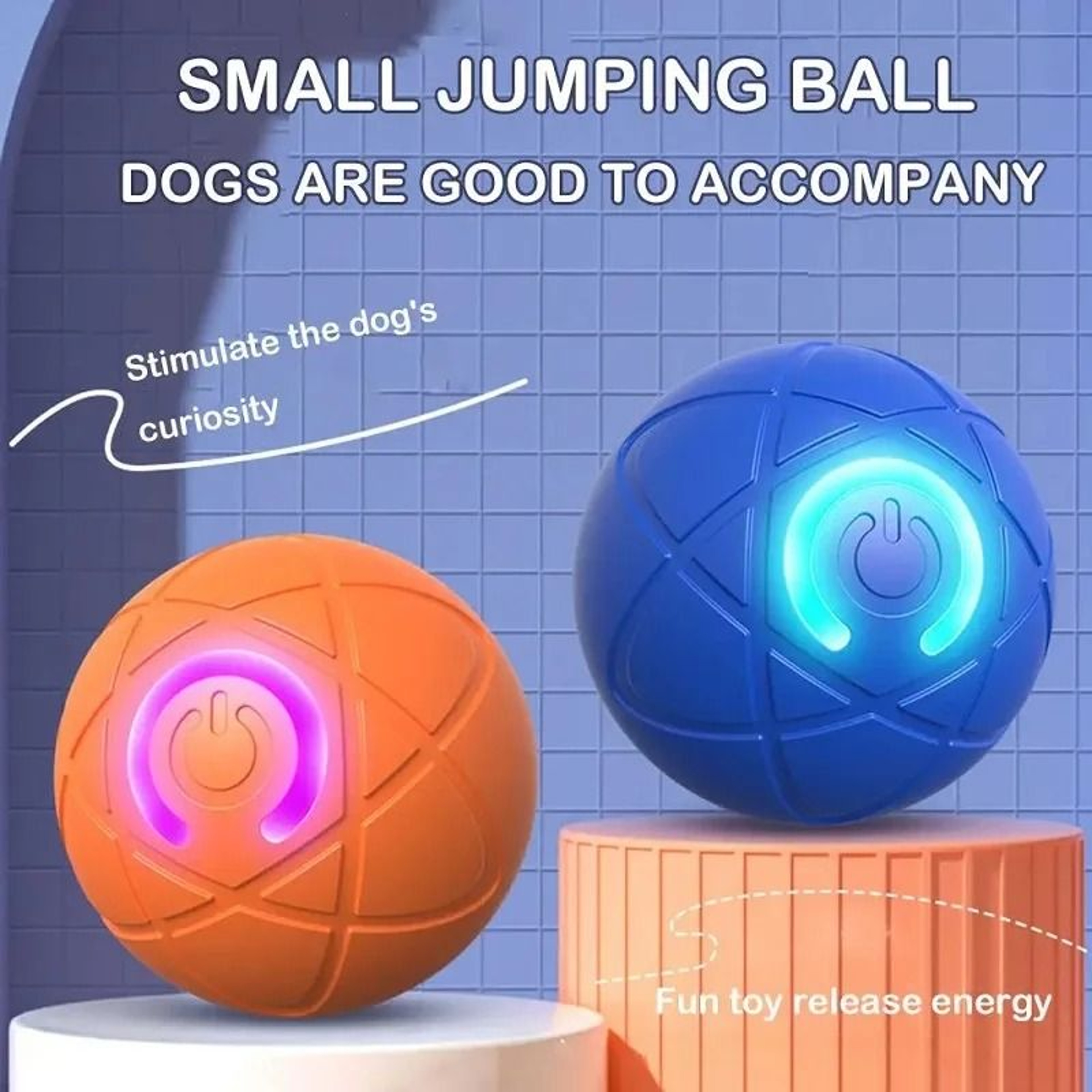 Automatic Rolling Dog Toy Ball Rechargeable Interactive Pet Toy 2