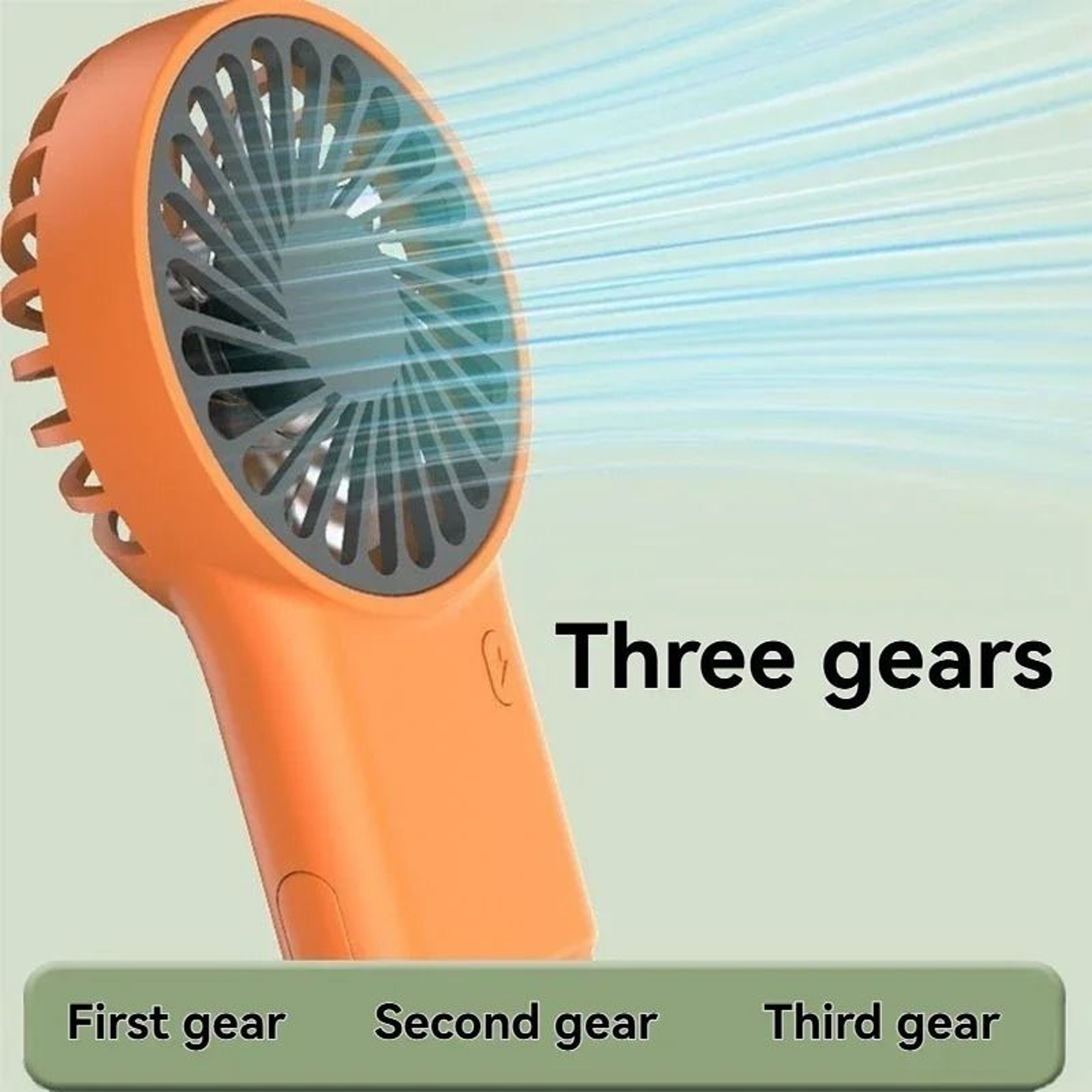 Foldable USB Rechargeable Mini Fan Portable Handheld And Desktop Use 4