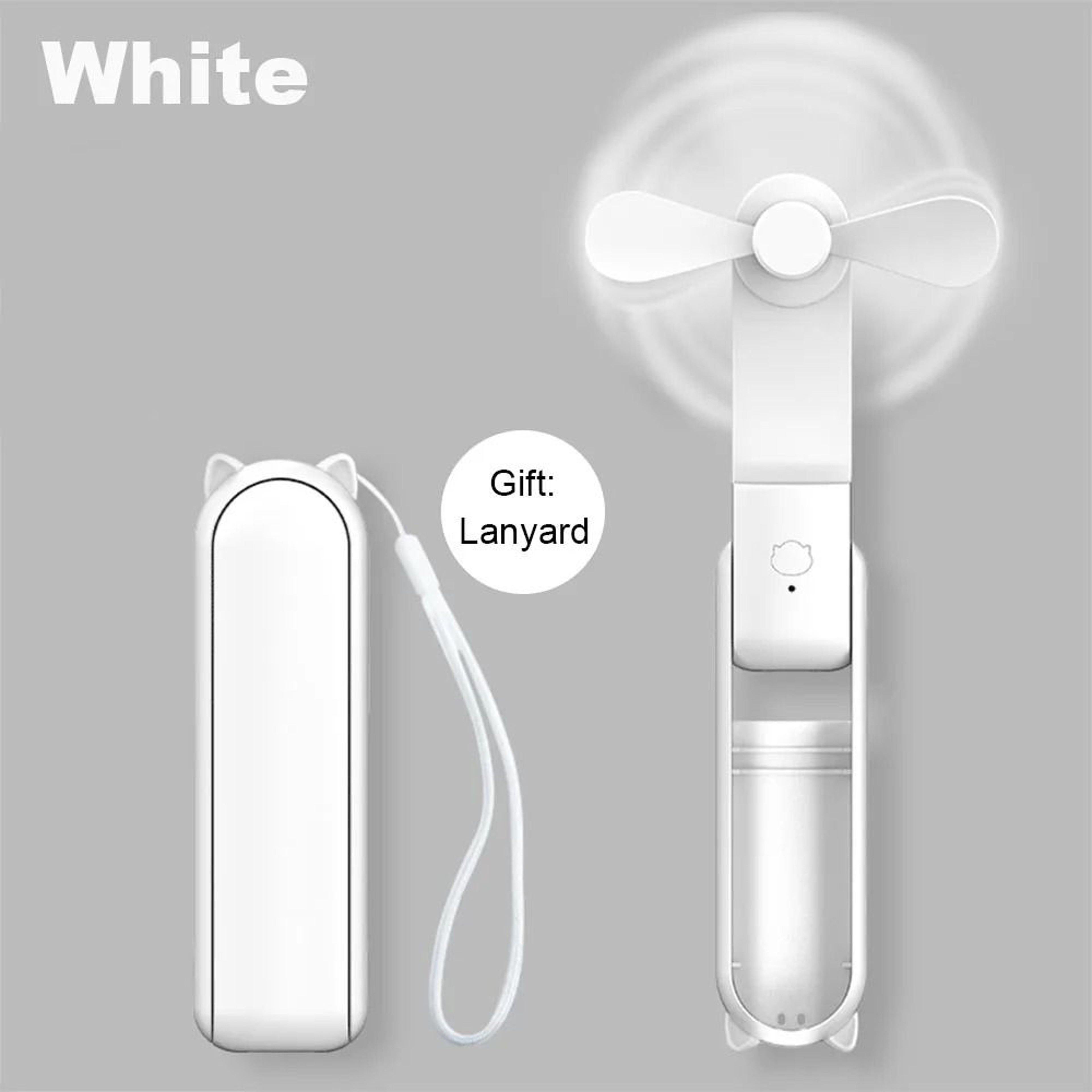 Portable USB Rechargeable Foldable Mini Fan With Built In Power Bank 7
