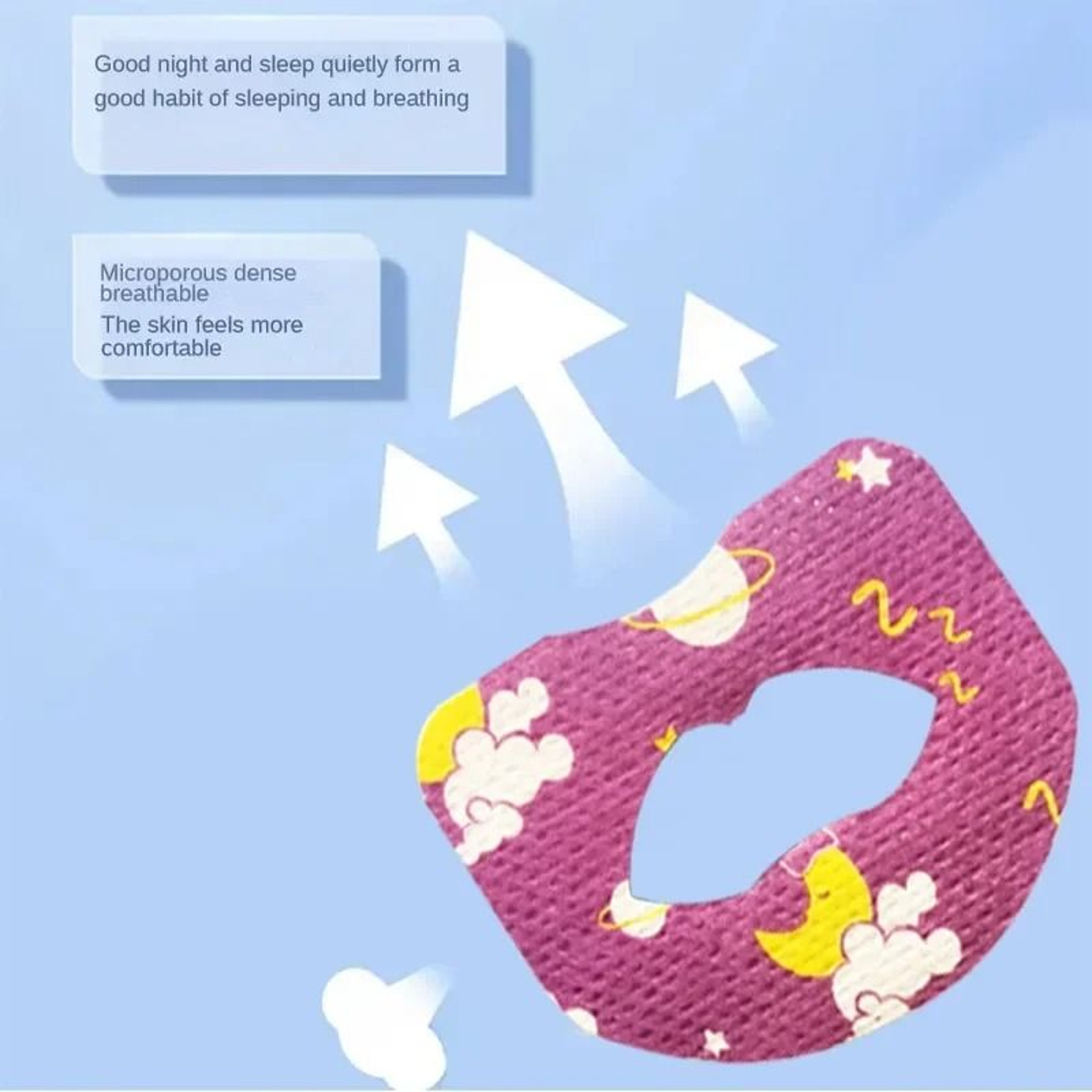 Anti Snoring Mouth Tape Strips For Better Night Breathing And Rest 4