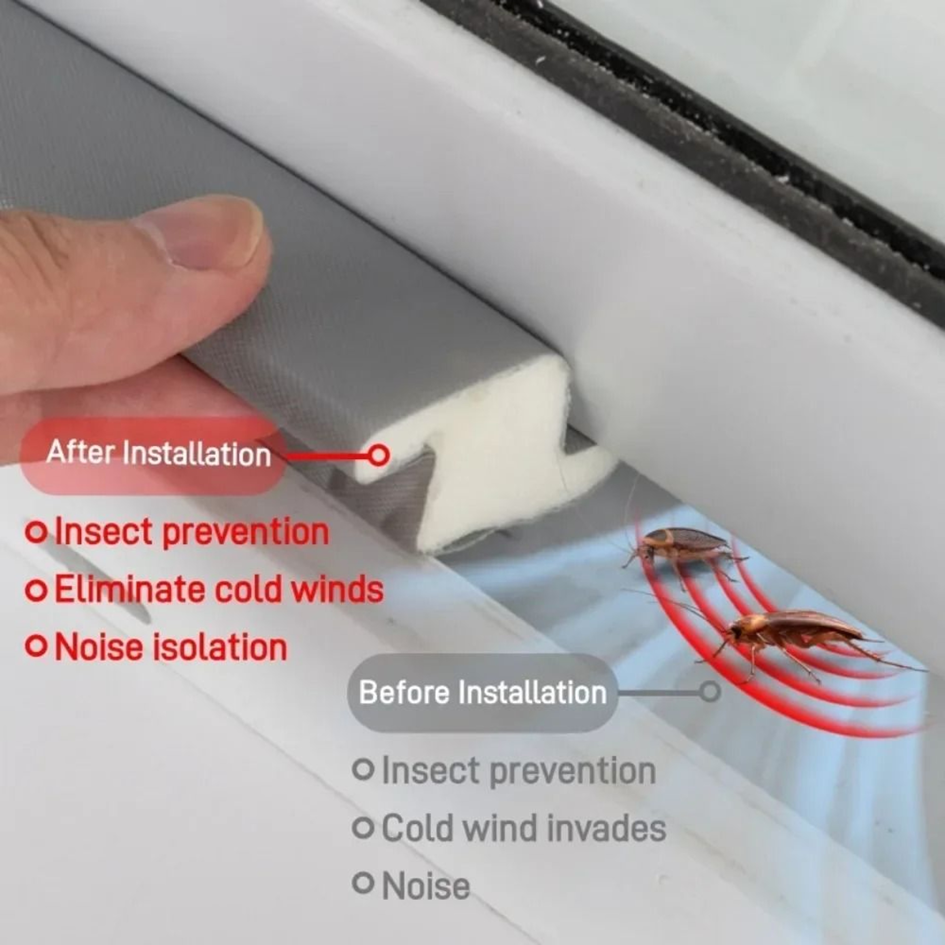 Z Shaped Window Sealing Strip For Sliding Windows And Doors 1
