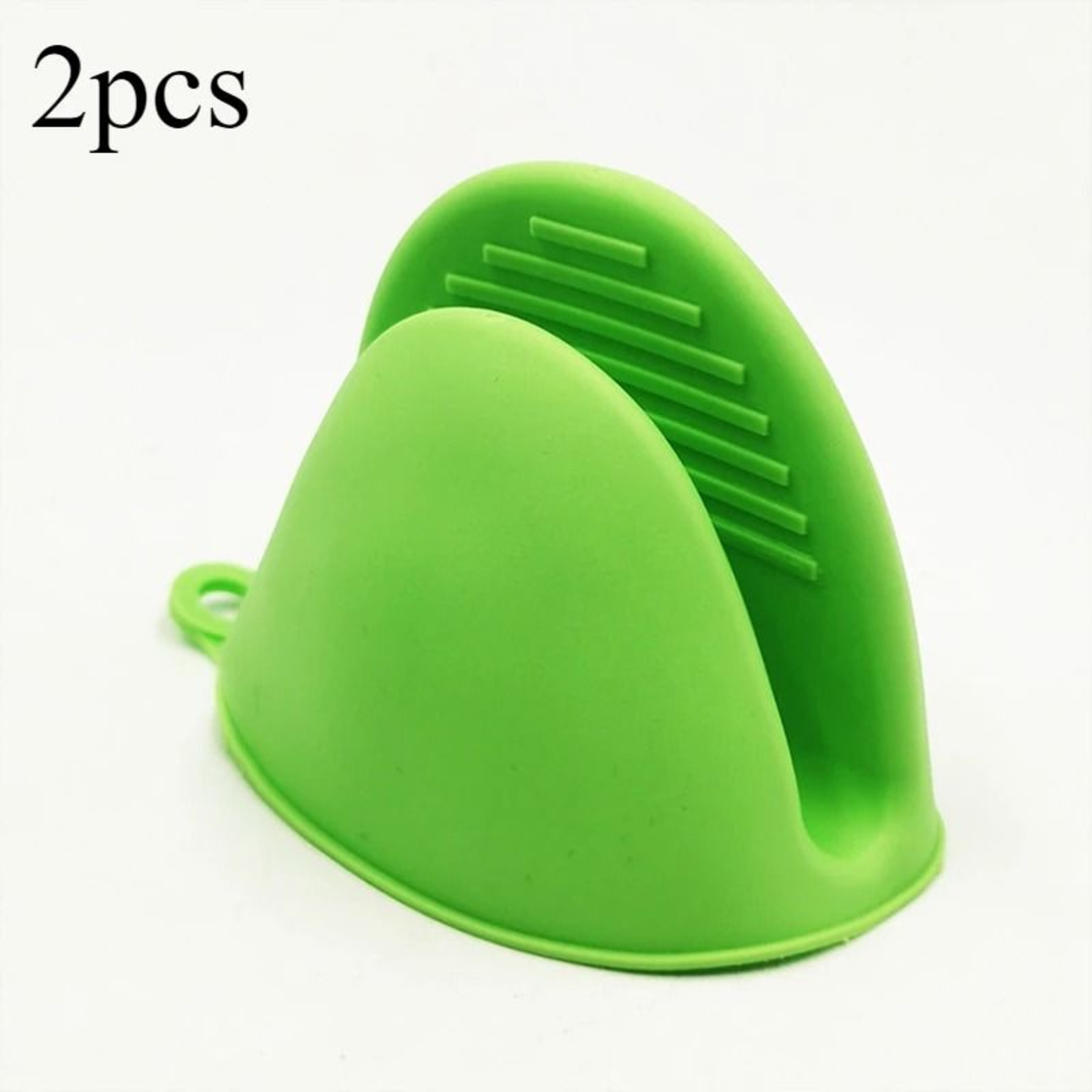 2 Pack Thick Silicone Oven Mitt Clips With Heat Protection 9