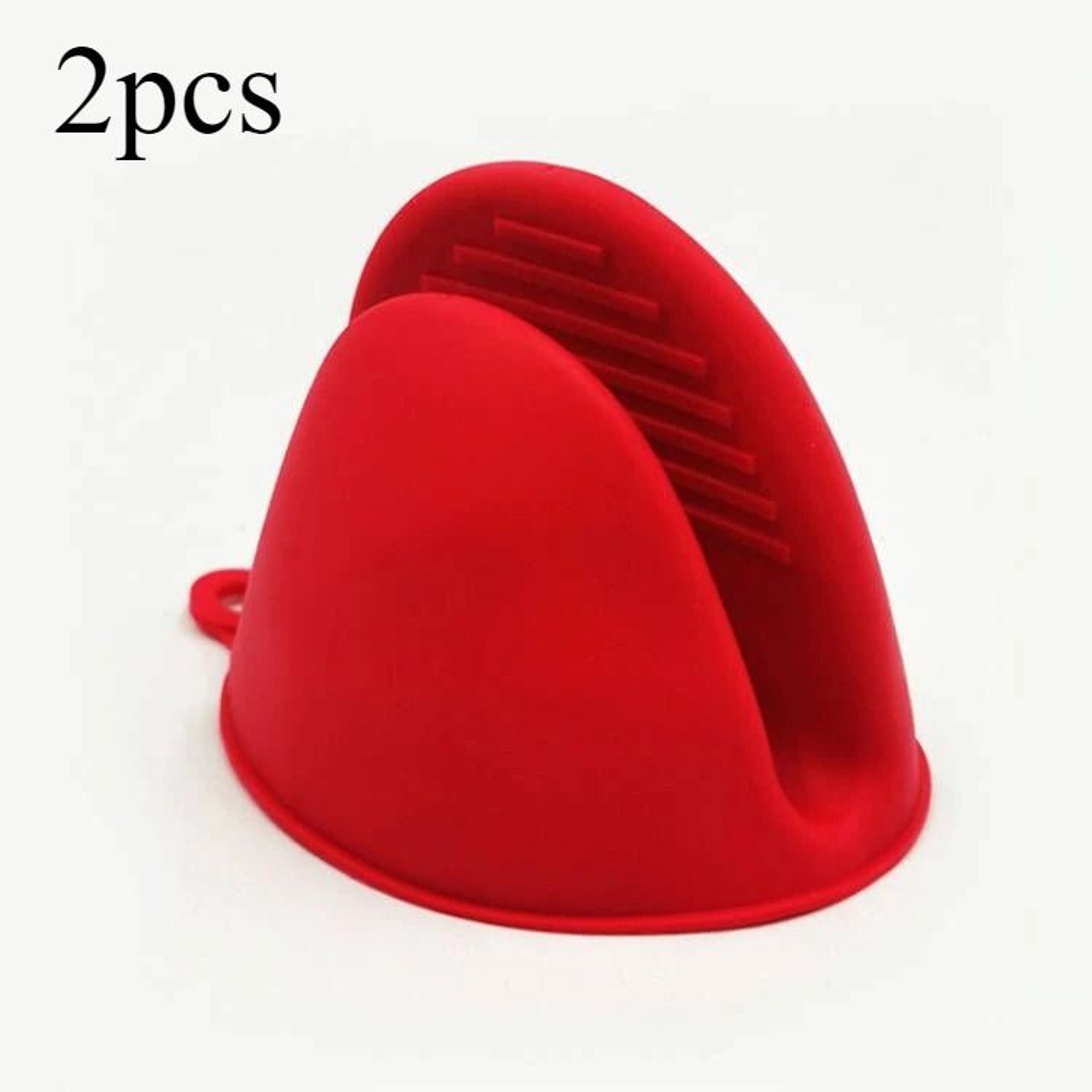 2 Pack Thick Silicone Oven Mitt Clips With Heat Protection 7