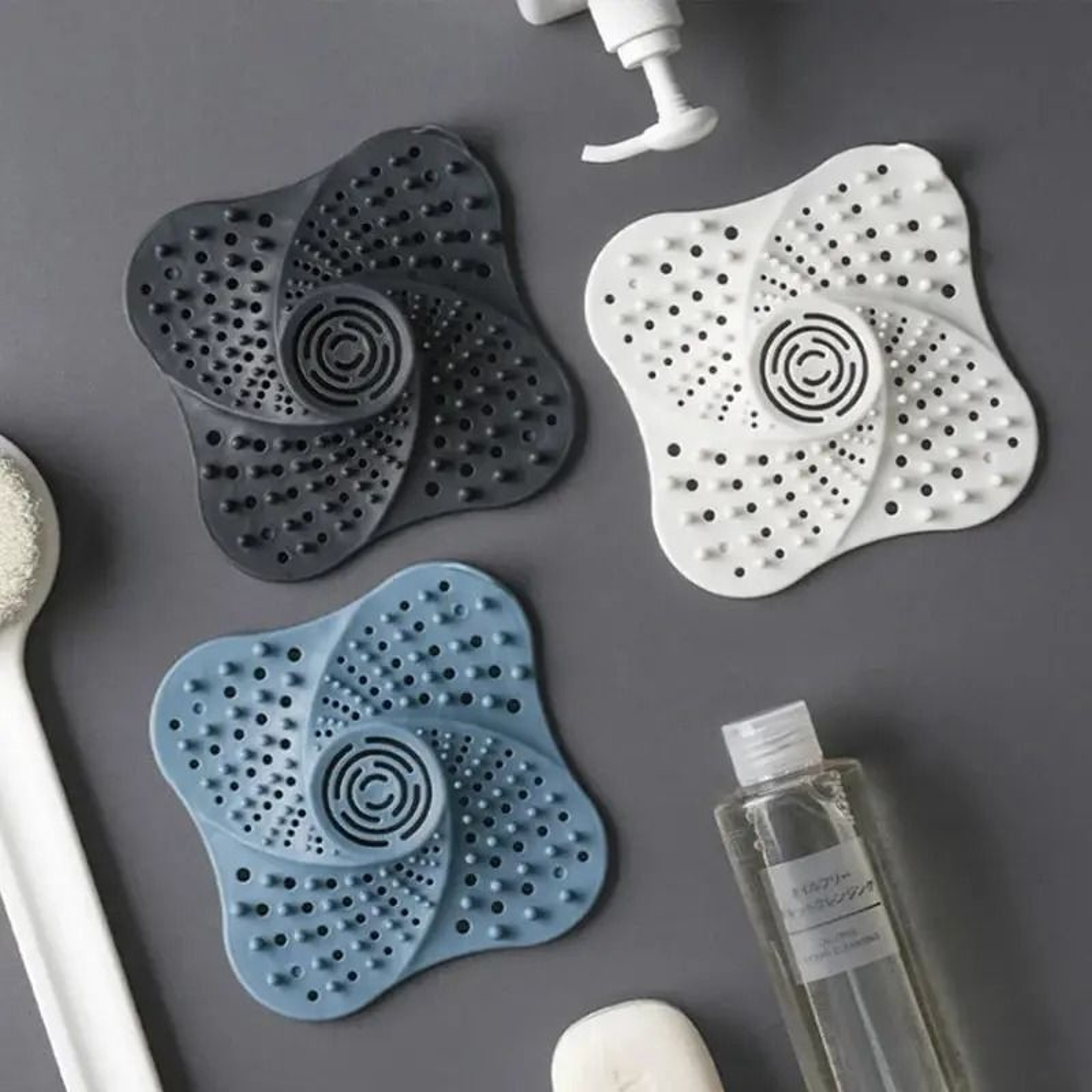 Anti Blocking Shower Floor Drain Hair Catcher And Stopper Plug 0