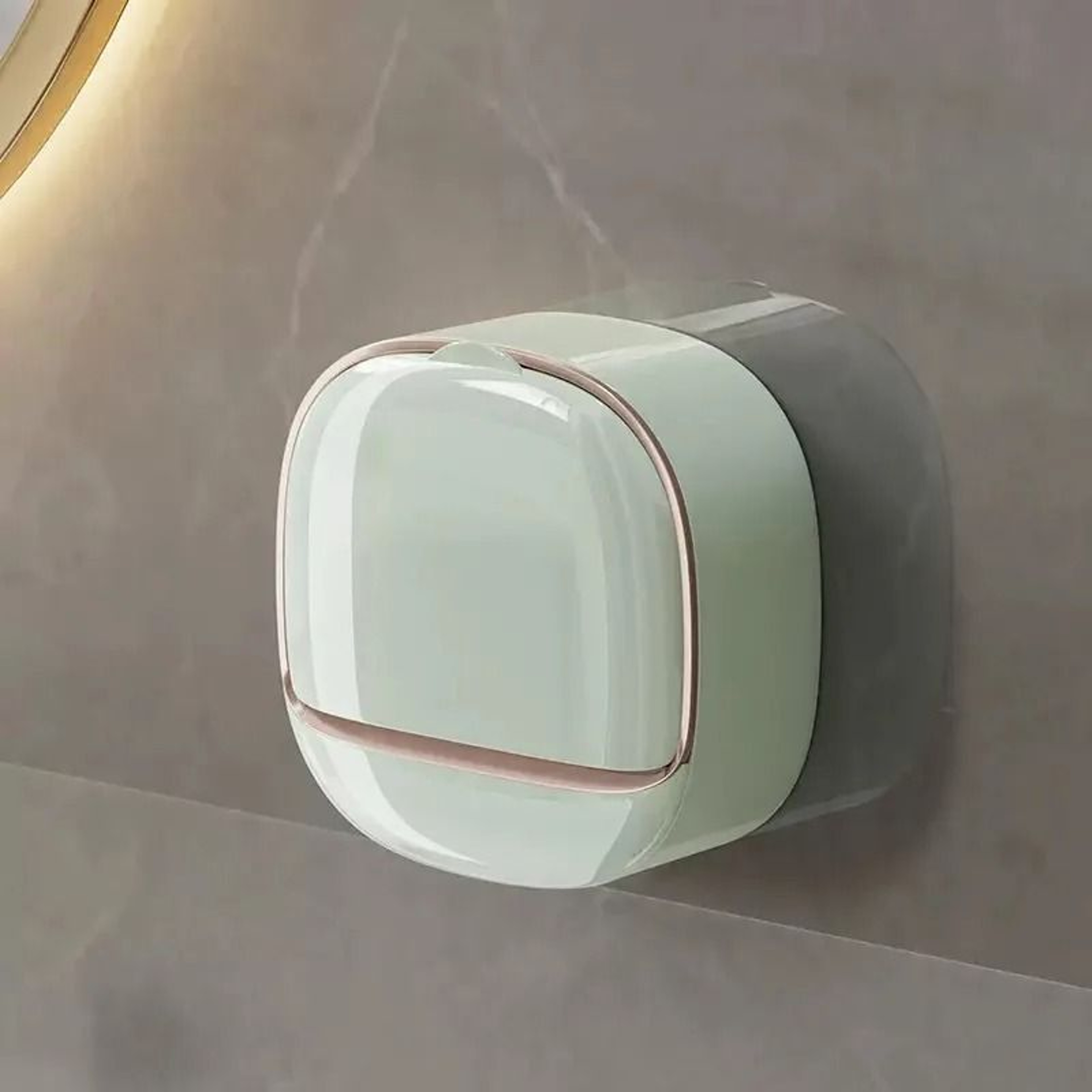 Waterproof Hanging Soap Box With Drainage For Bathroom Storage 8