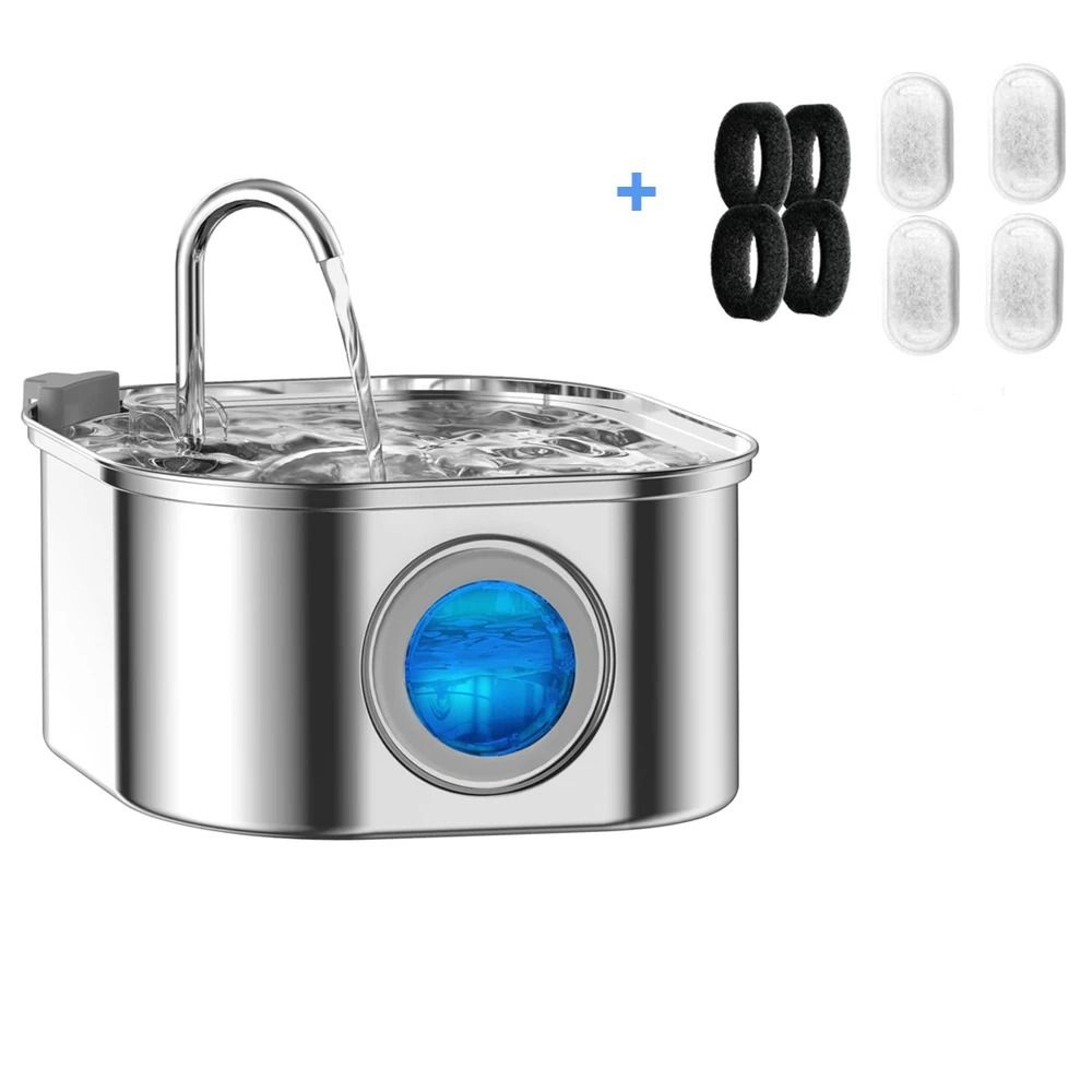 Stainless Steel 32 L Auto Pet Water Dispenser With Visual Window 9