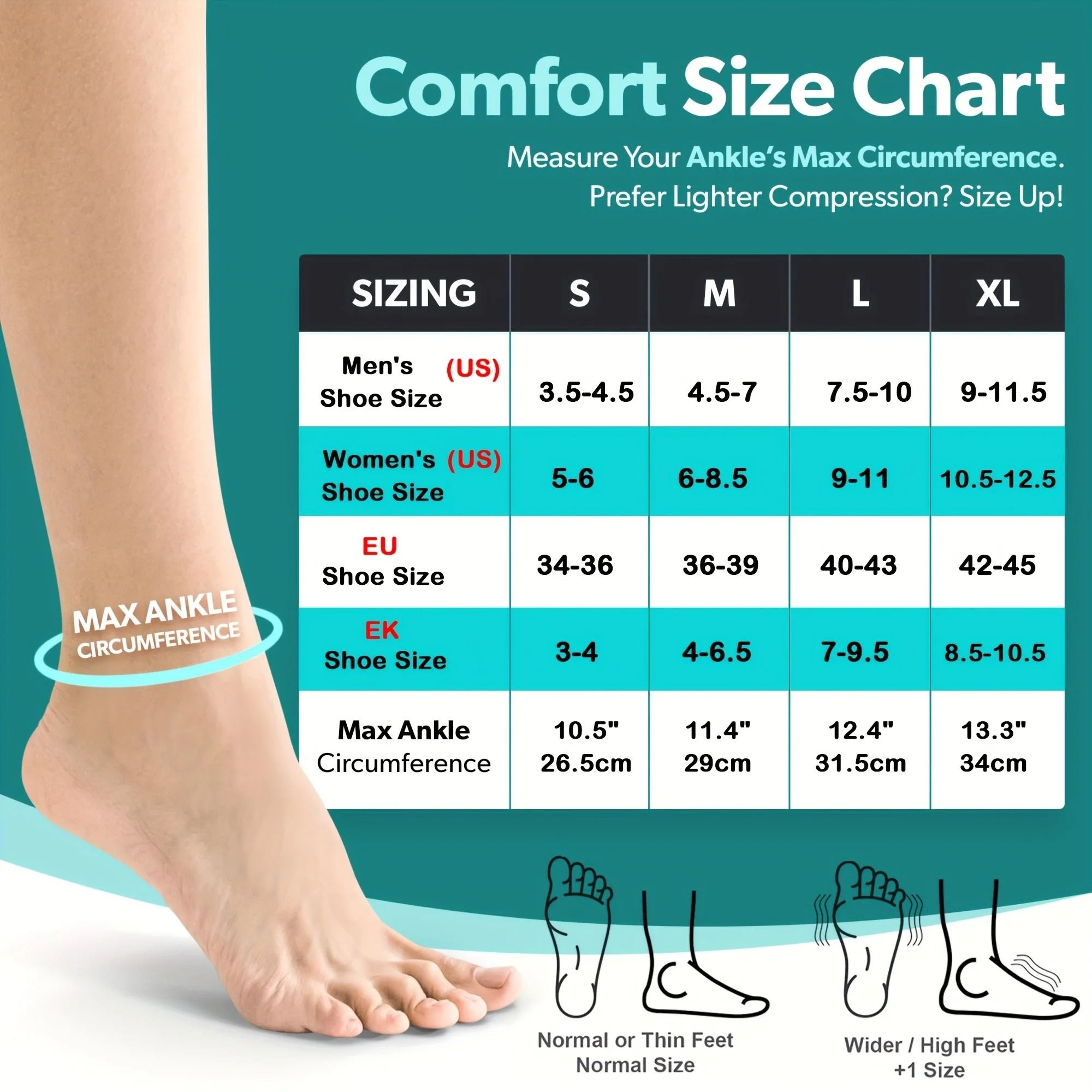 Ankle Compression Socks With Arch Support And Open Toe Design 1