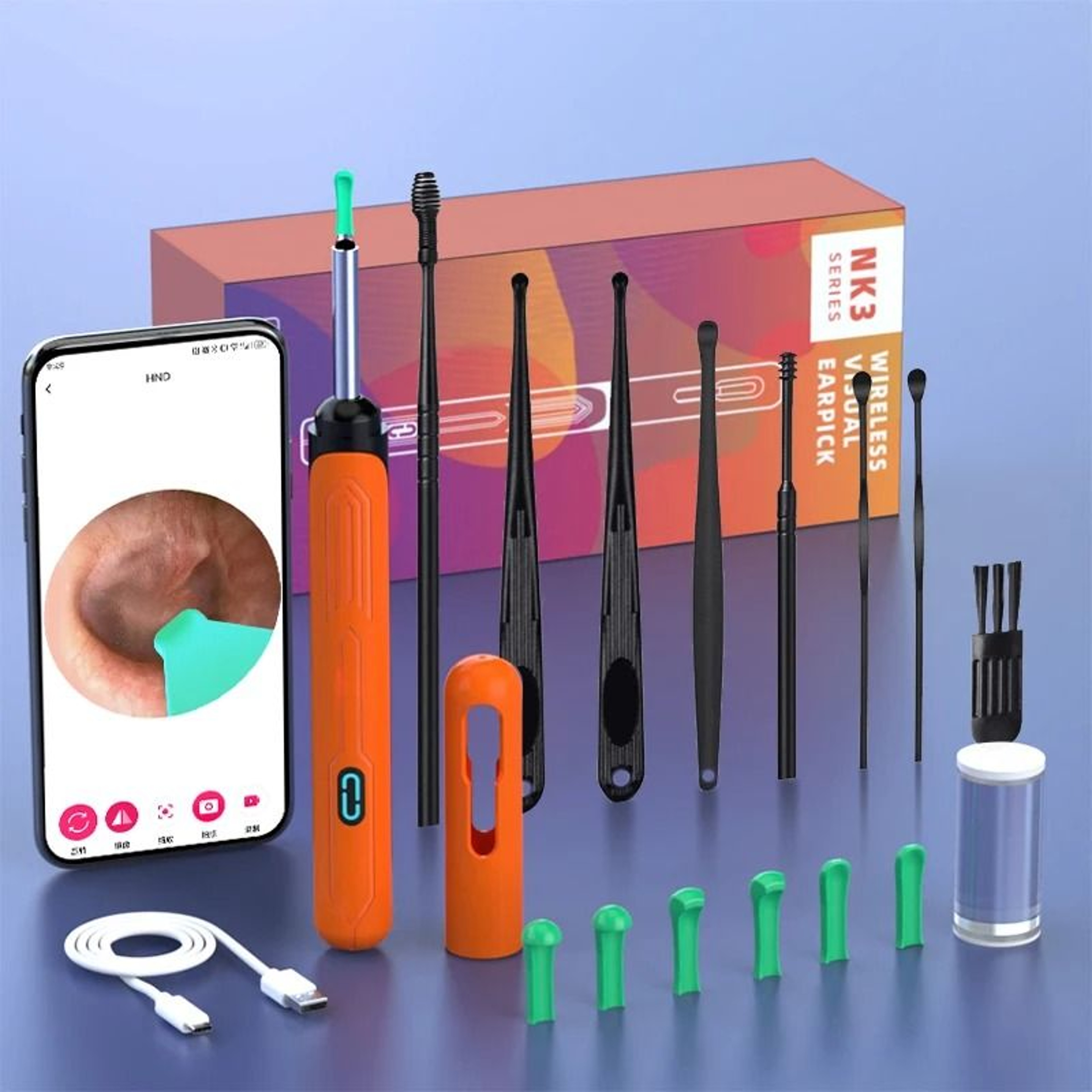 Electric Ear Cleaner With HD Camera 12