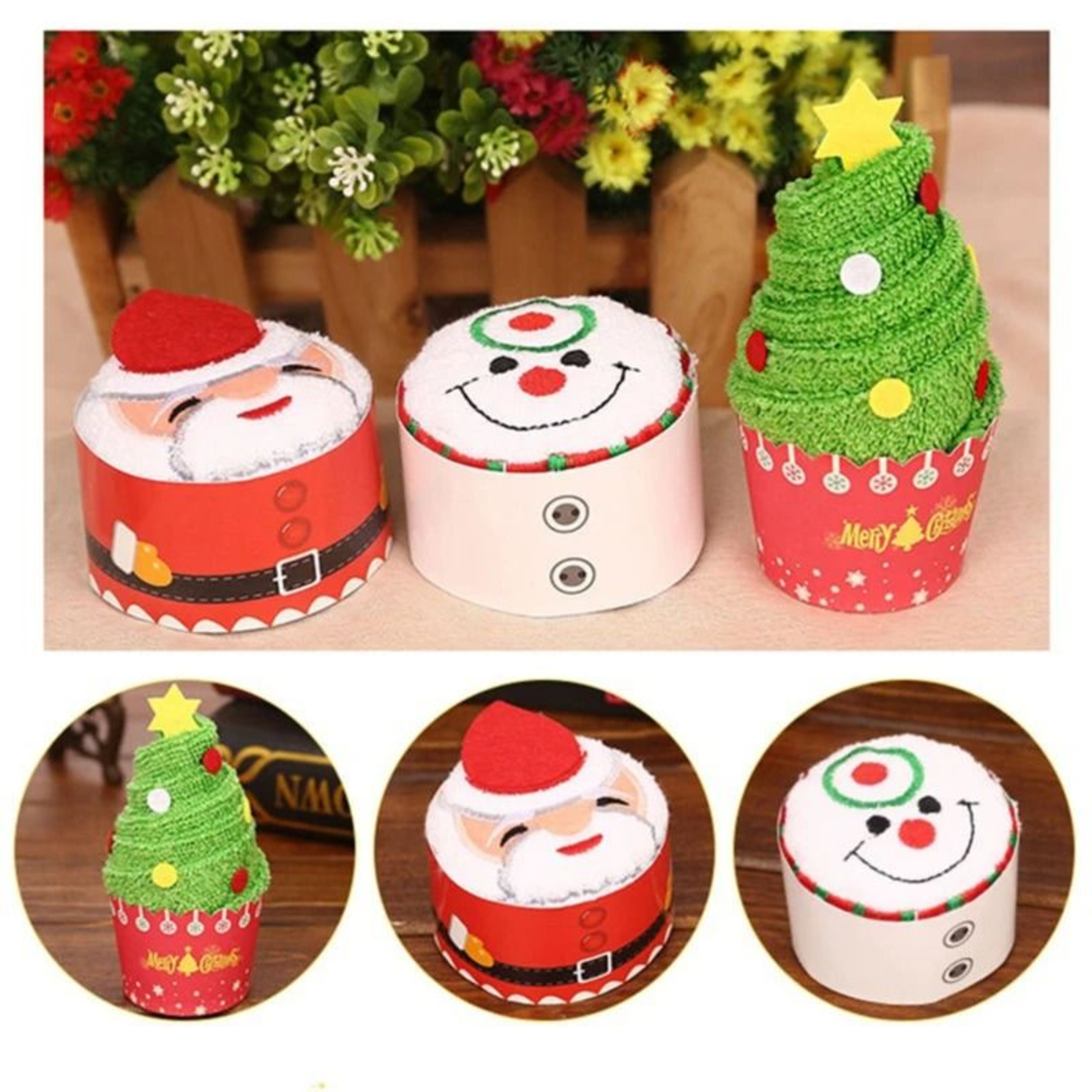Festive Soft Christmas Hand Towel 1