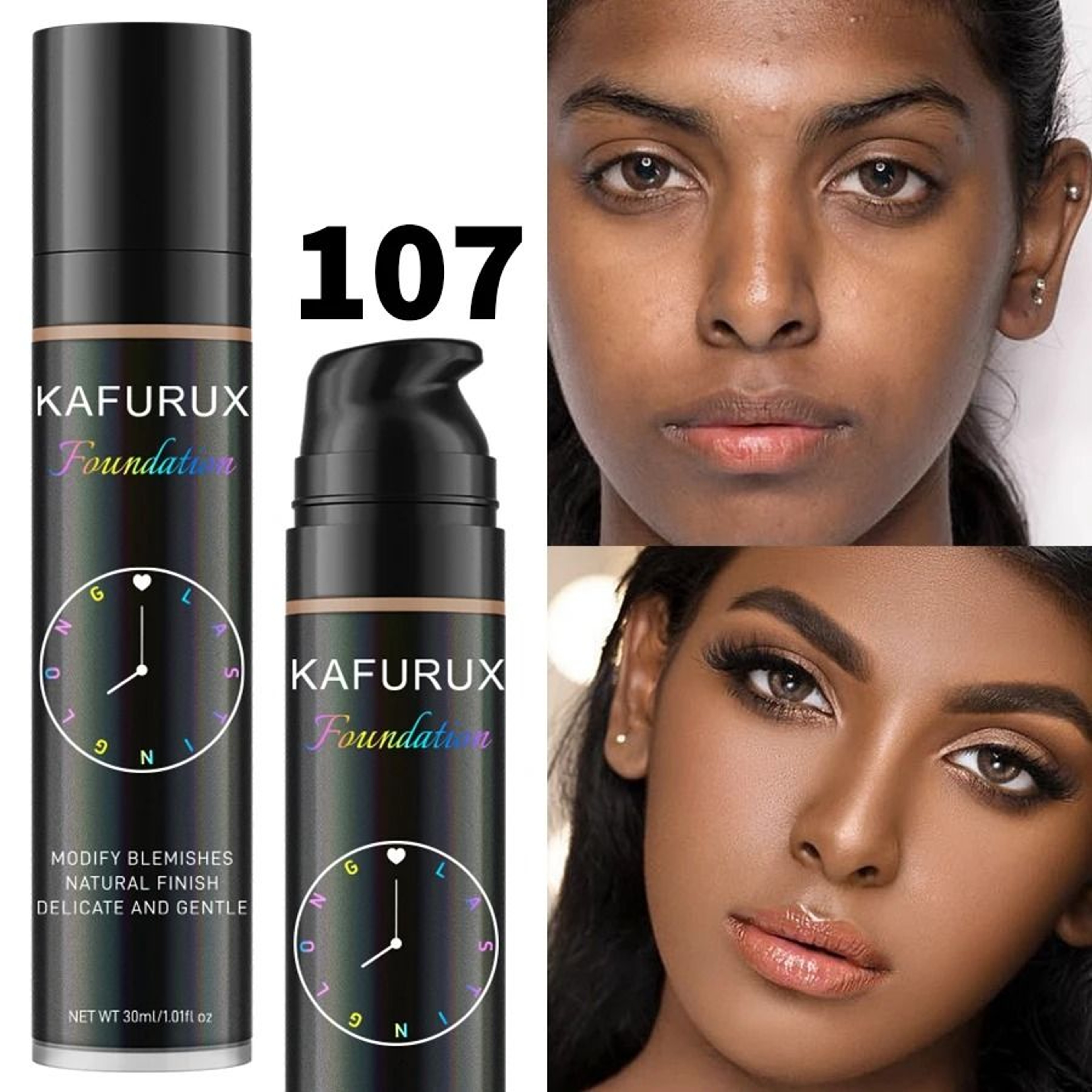 Smooth Coverage Liquid Foundation With Long Lasting Concealer Finish 12