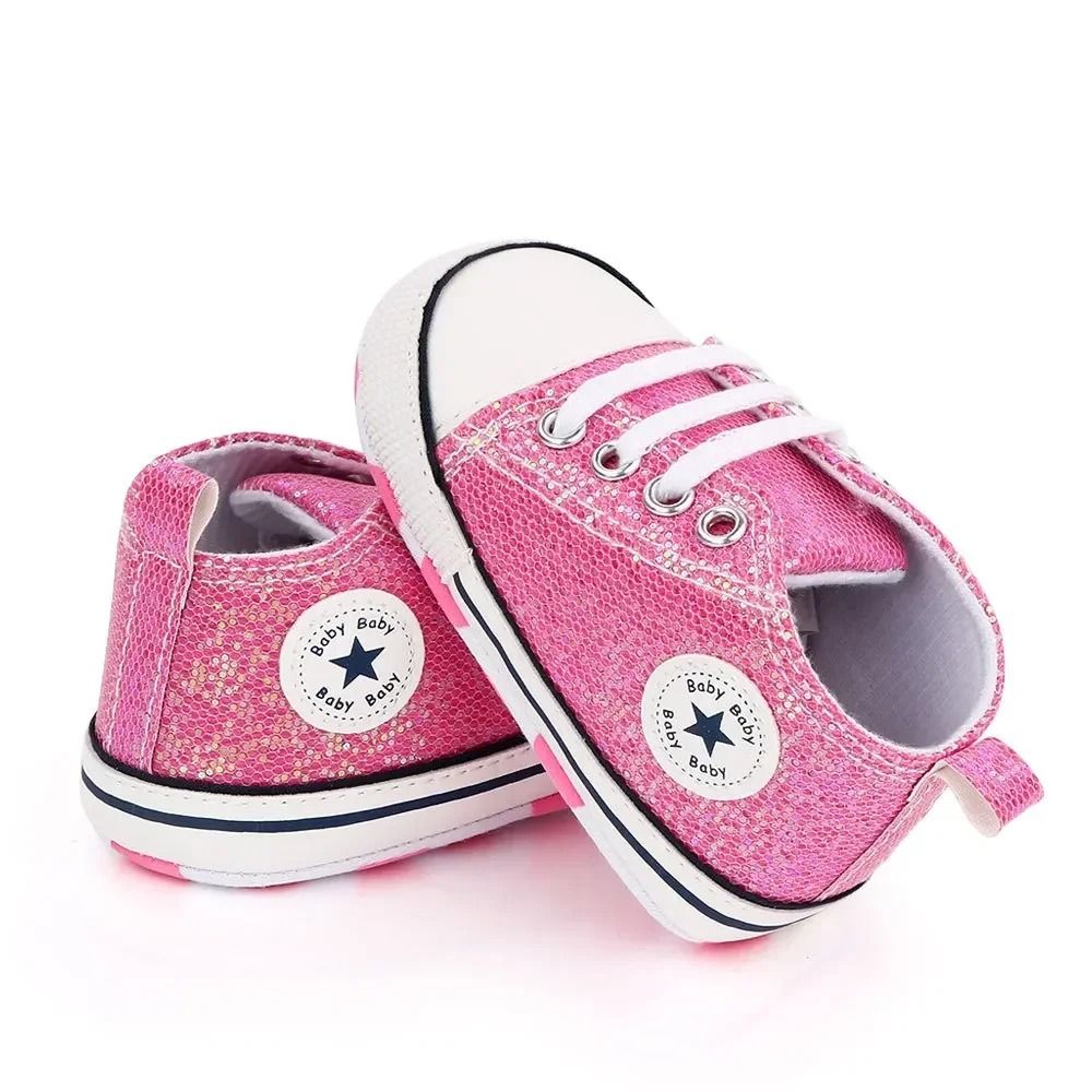 Soft Sole Baby Sneakers With Comfortable Canvas Design 1