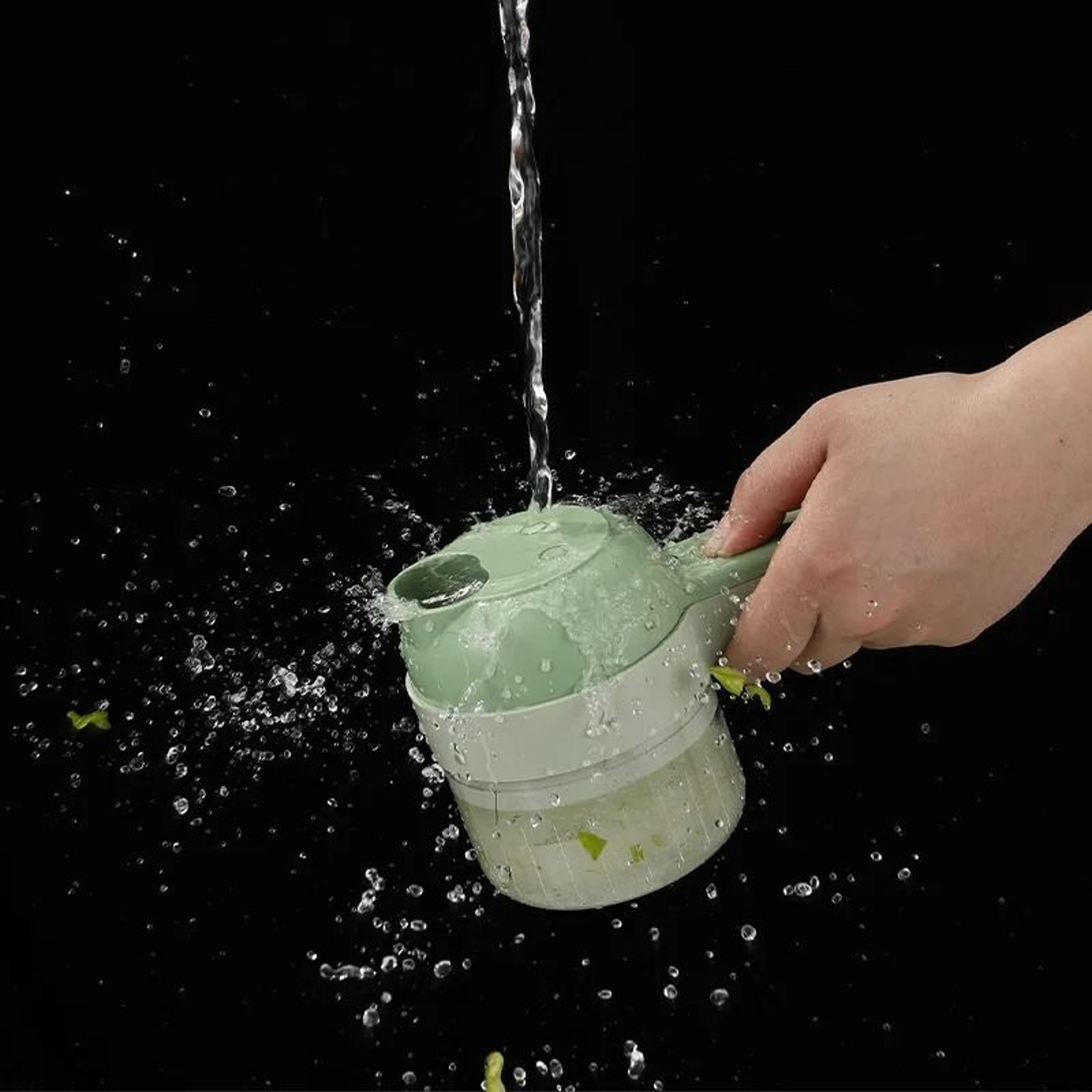 Portable Electric Vegetable Cutter Set For Fast Prep And Easy Cooking 4