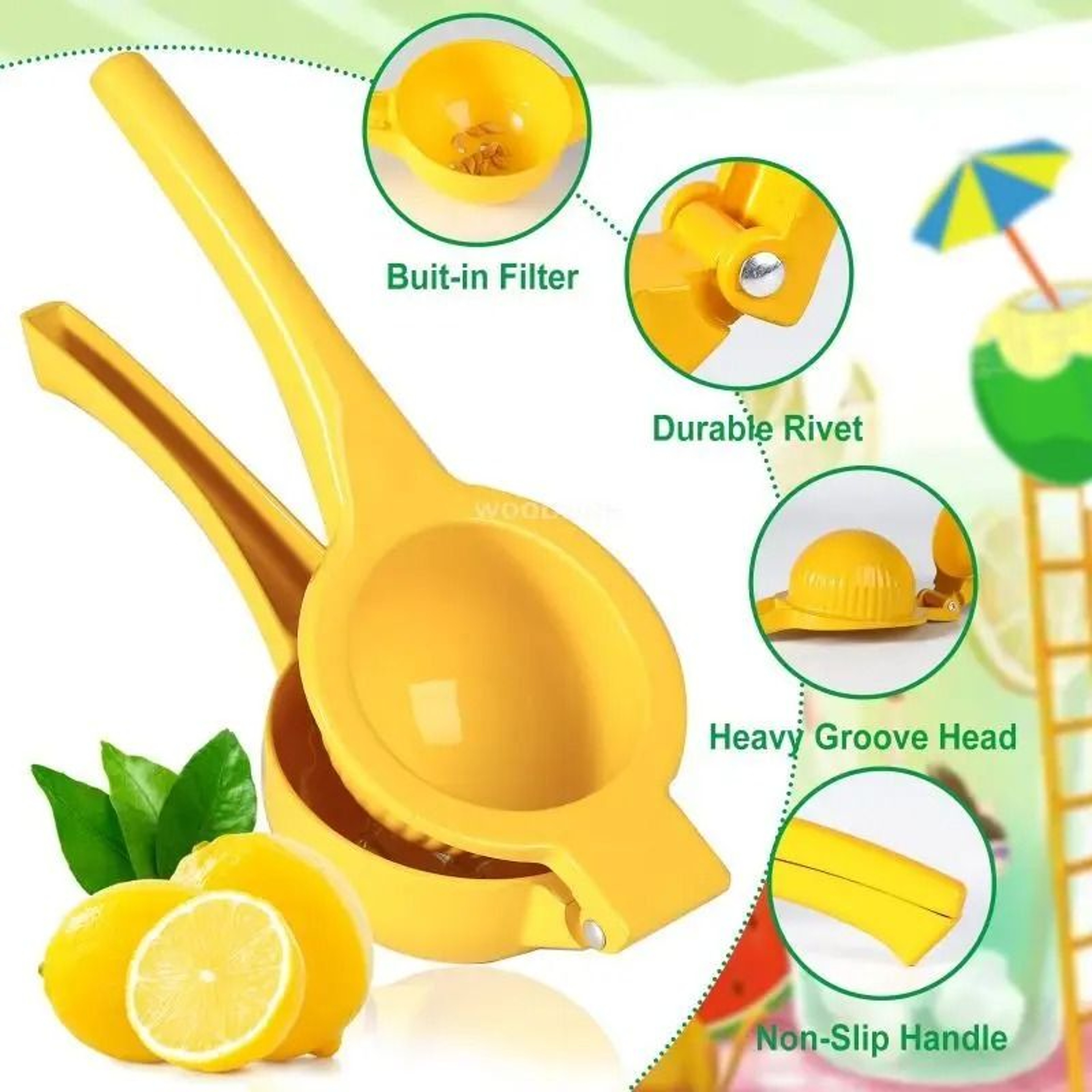 Compact Manual Citrus Juicer For Easy Fruit Juicing 4