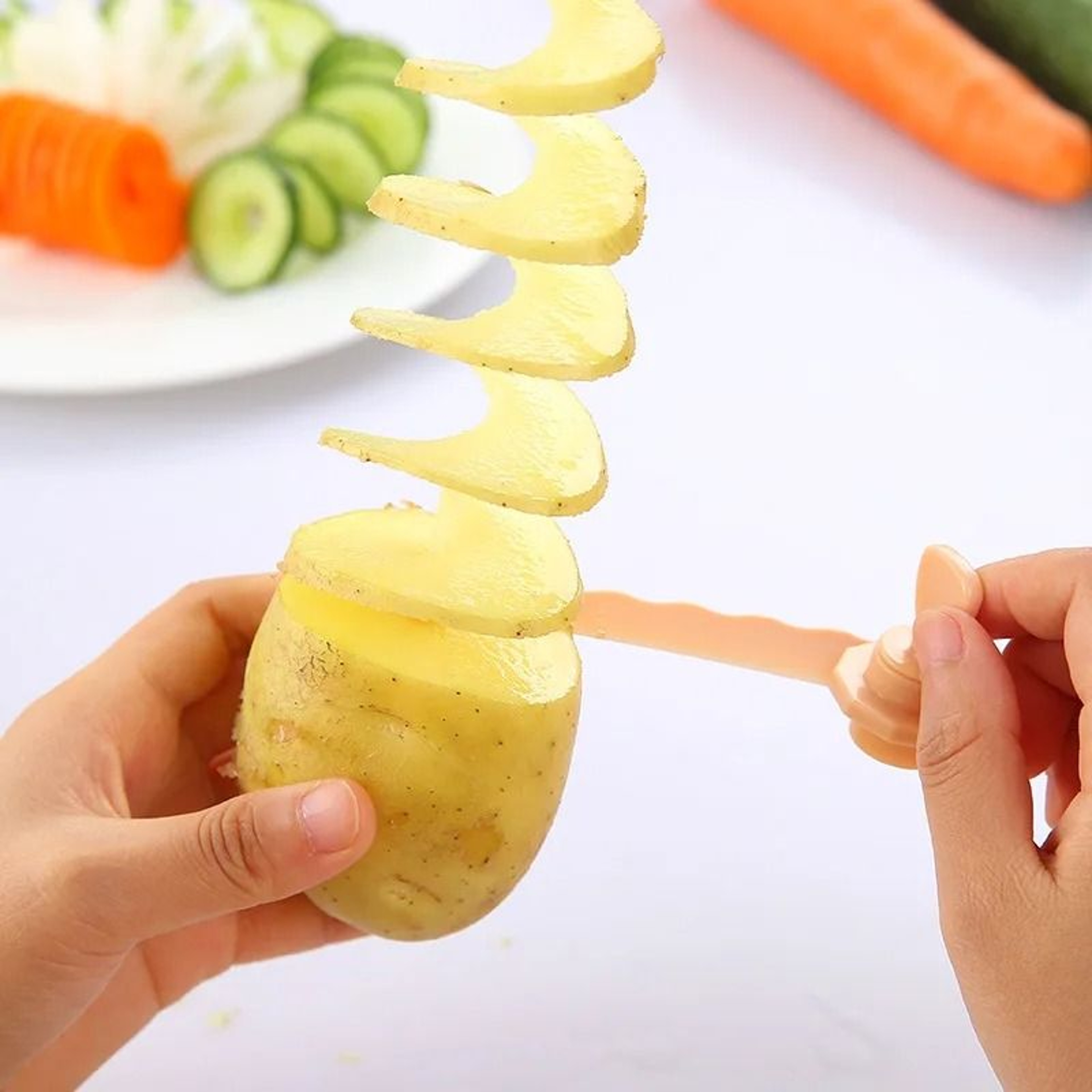 Spiral Potato Cutter For Easy Twisted Vegetable Slices 3