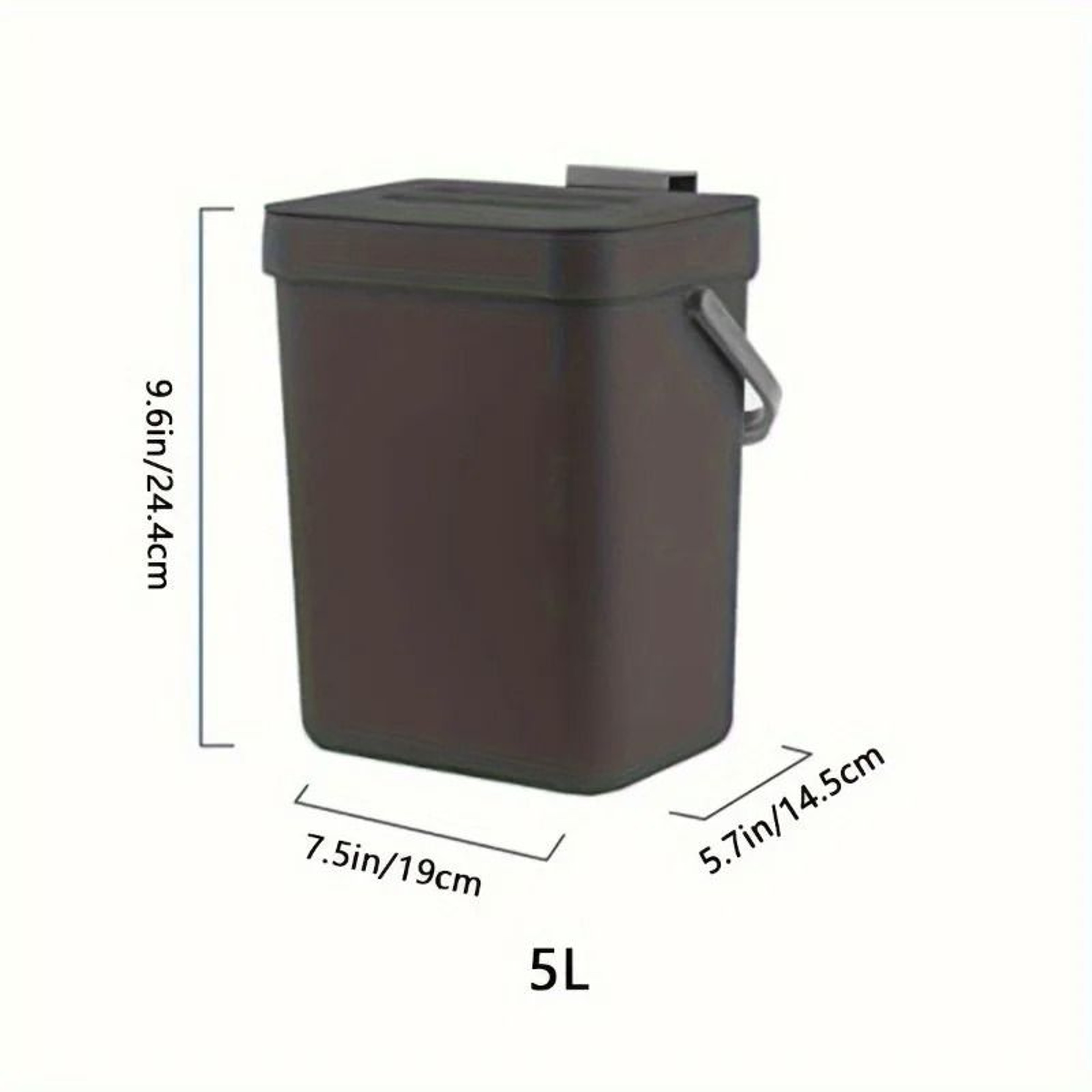 Compact Space Saving Trash Can For Kitchen And Office 12
