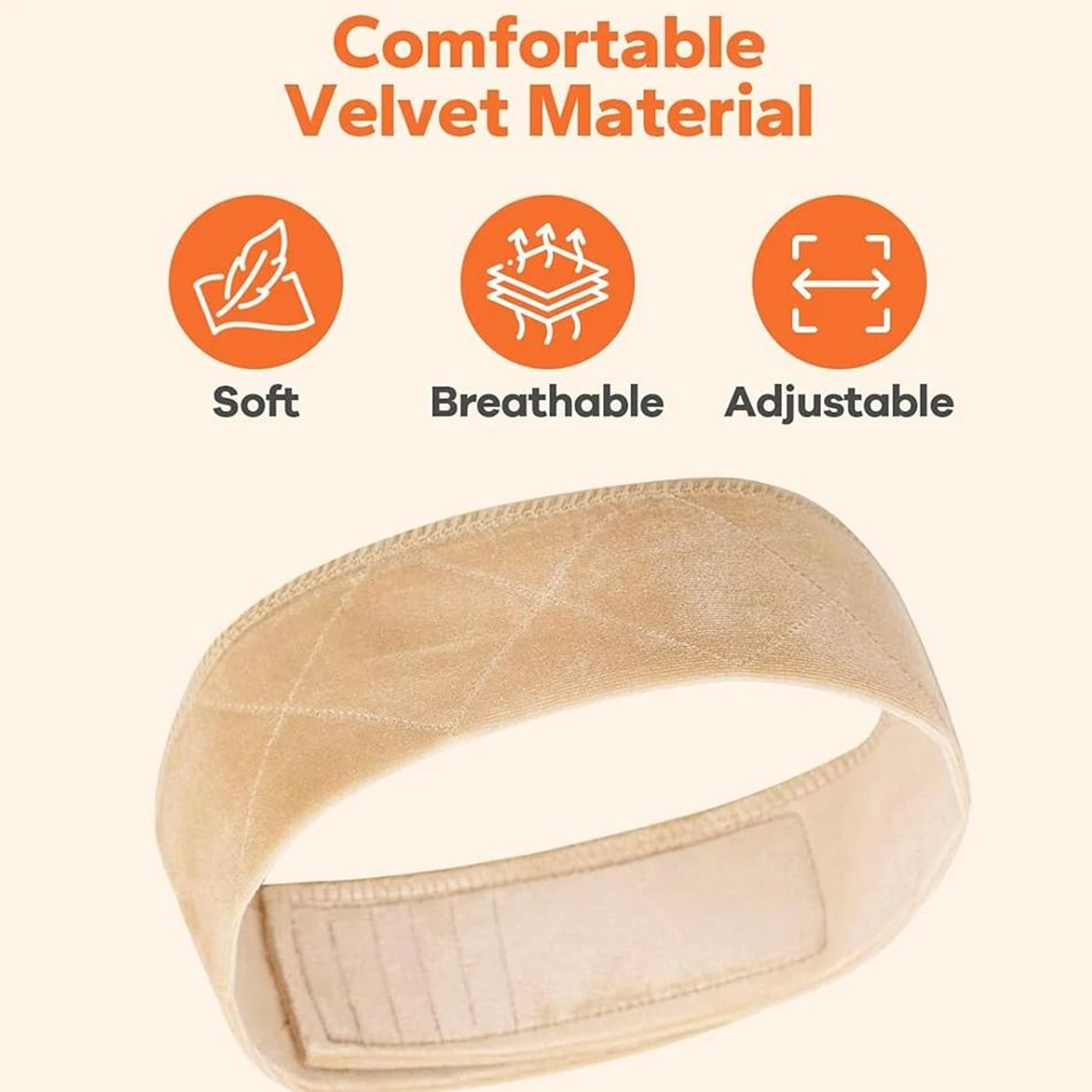 Soft Velvet Adjustable Wig Grip Headband For Secure Wig Fit 1