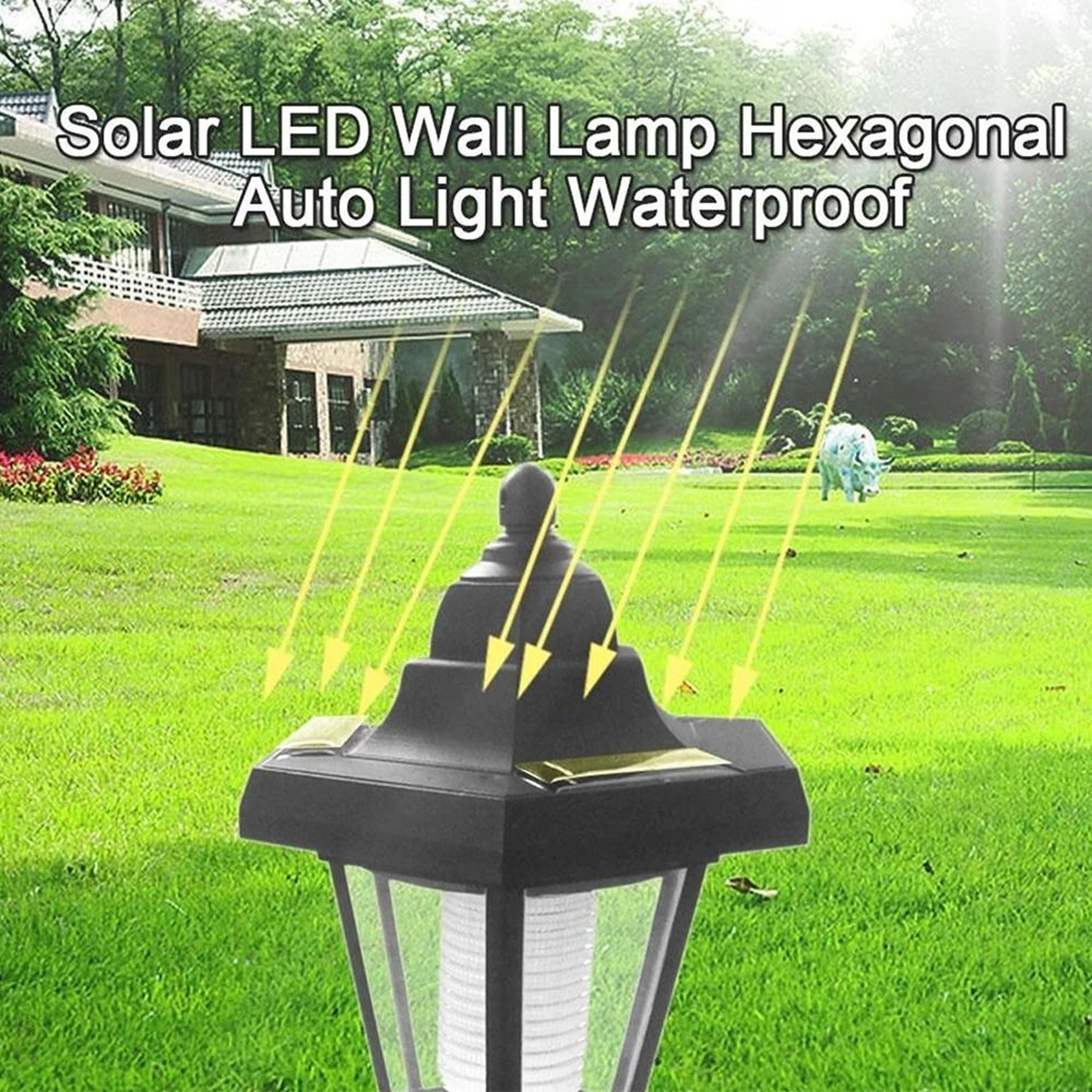 Solar Powered Garden Light For Outdoor Pathways And Home Decoration 2