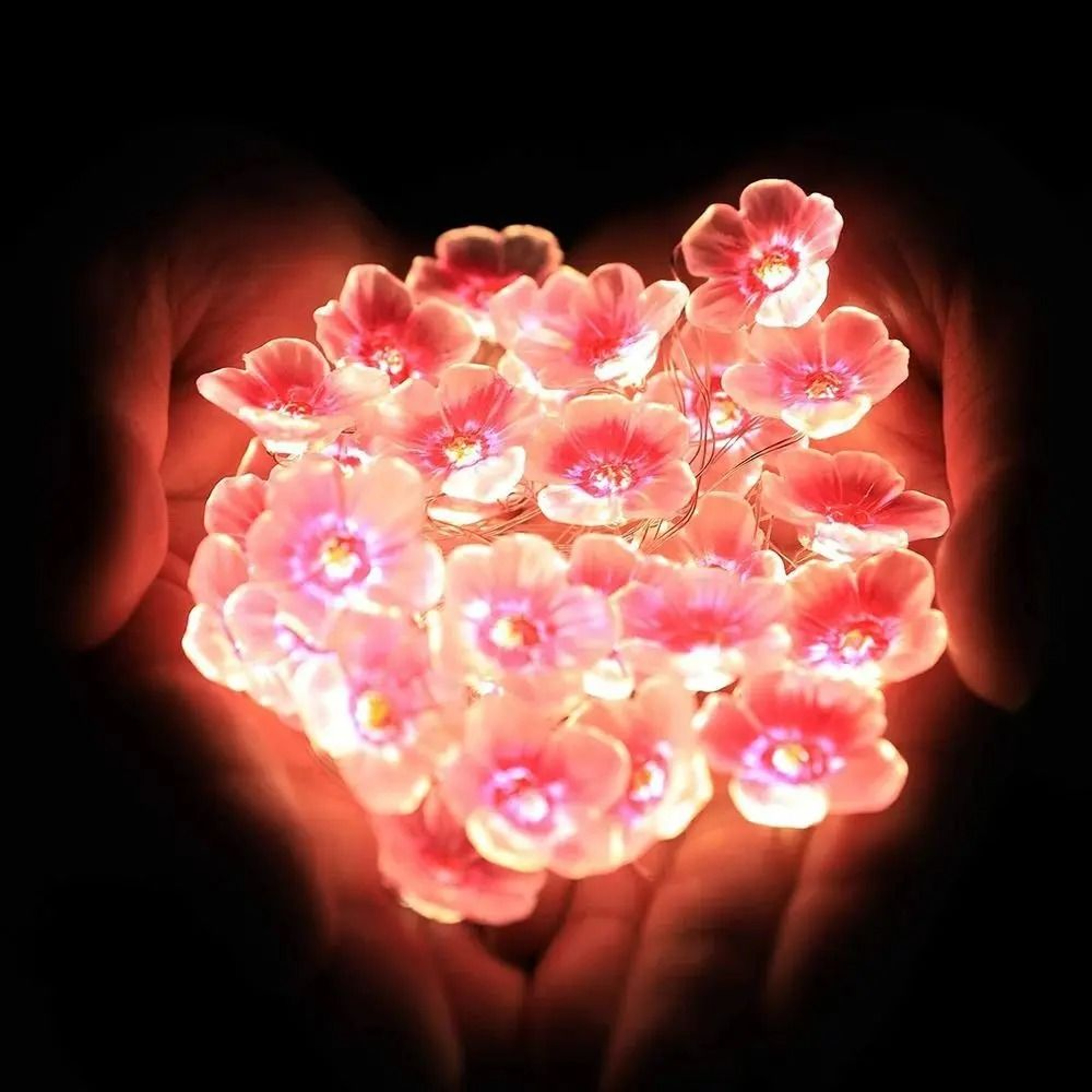Cherry Blossom Garland LED Lights For Home And Holiday Decoration 4